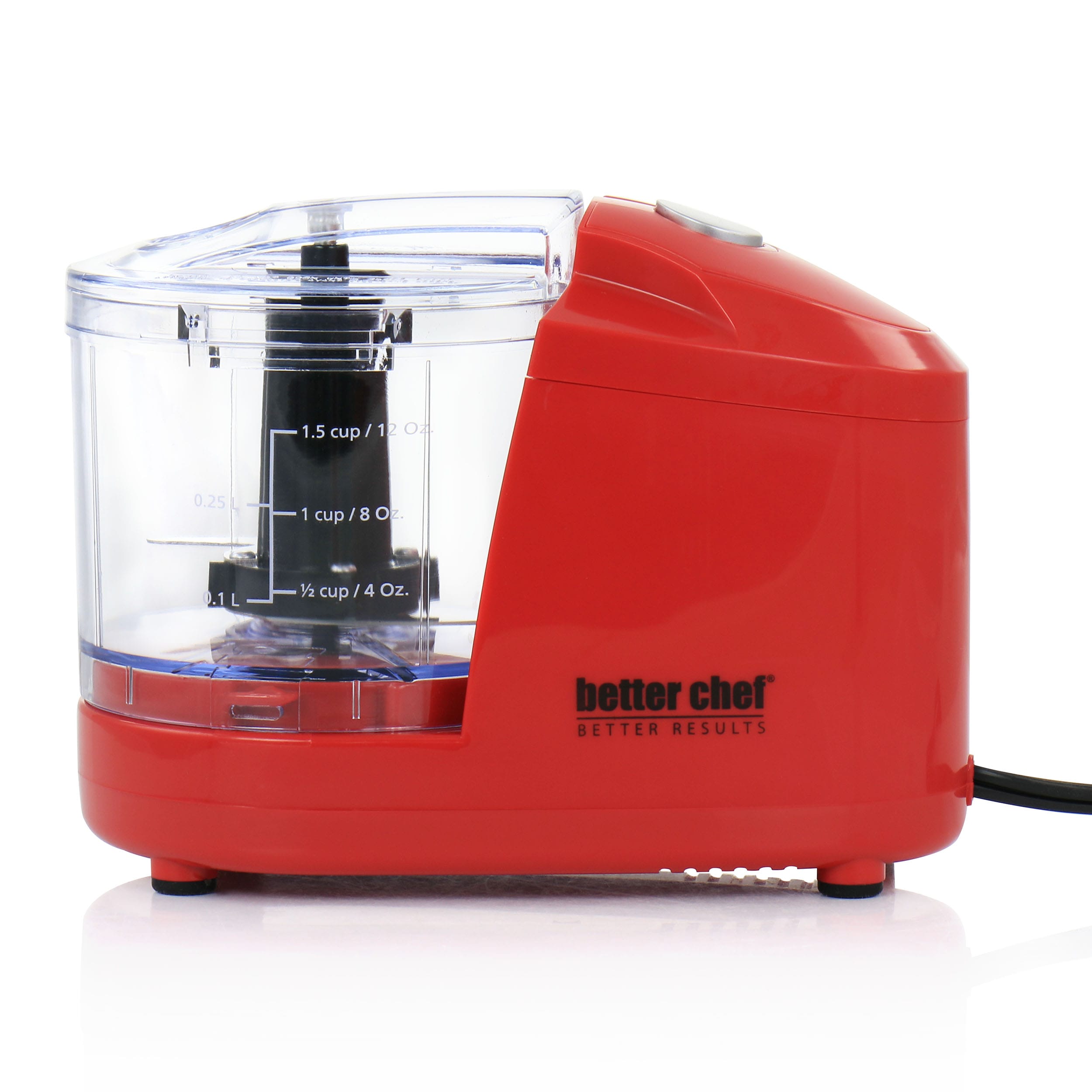 Proctor Silex Durable Mini Food Processor & Vegetable Chopper to Chop,  Puree & Emulsify, 1.5 Cup, White