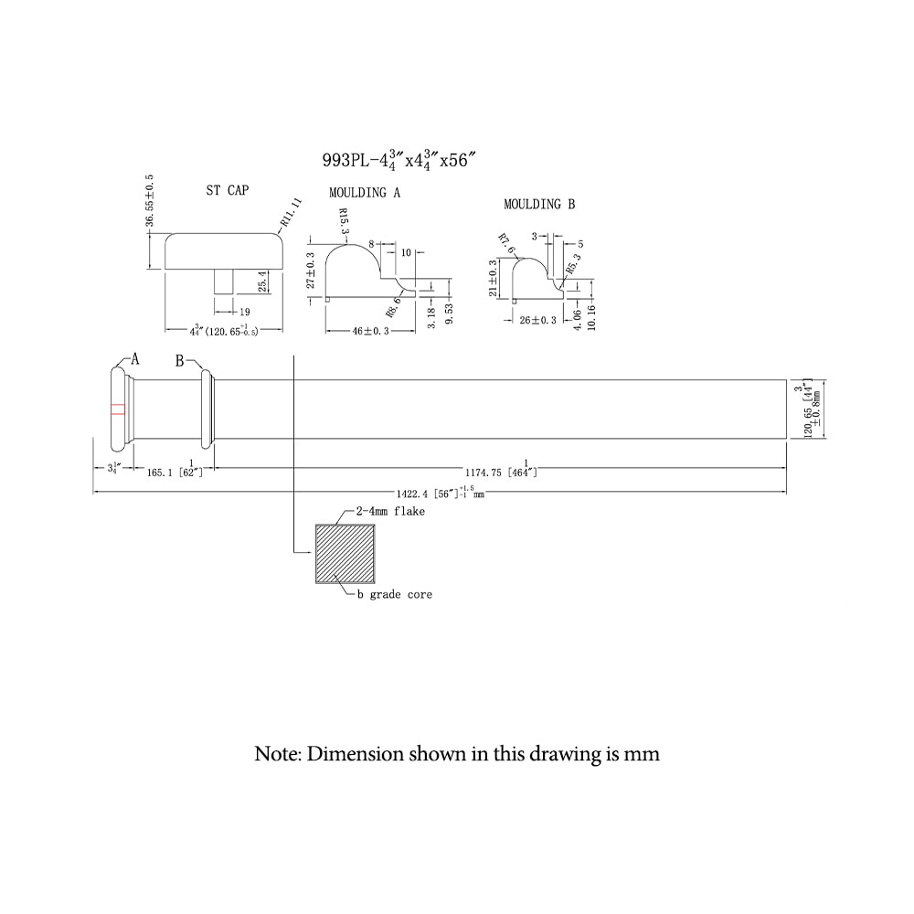 RELIABILT WG993PLWHTOAK Interior-Stairpart-Newel-Posts - View #5