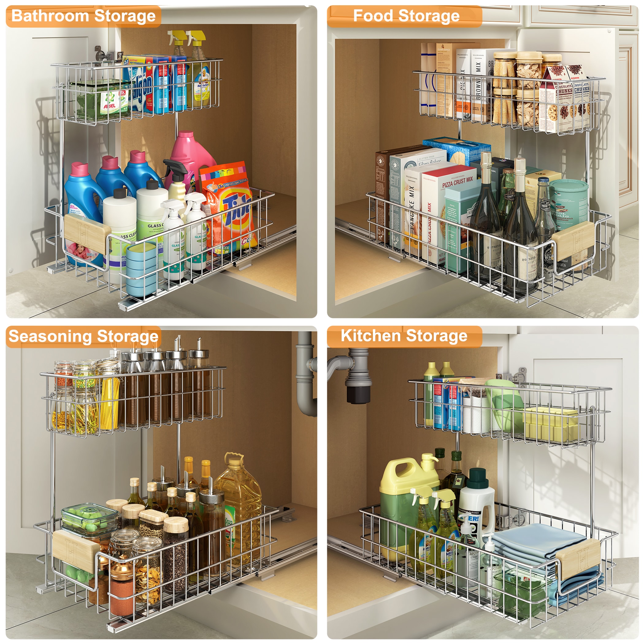 LOVMOR LL-7134005054-LYJ Pull-Out-Cabinet-Baskets - View #6