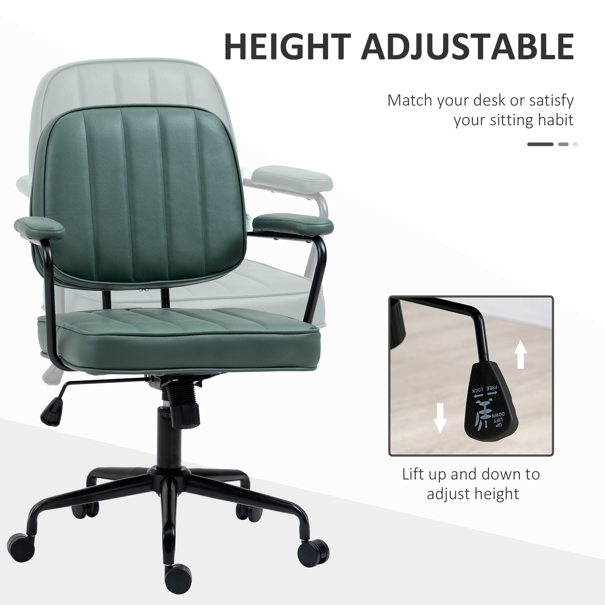 Vinsetto 921-640V00GN Office-Chairs - View #8