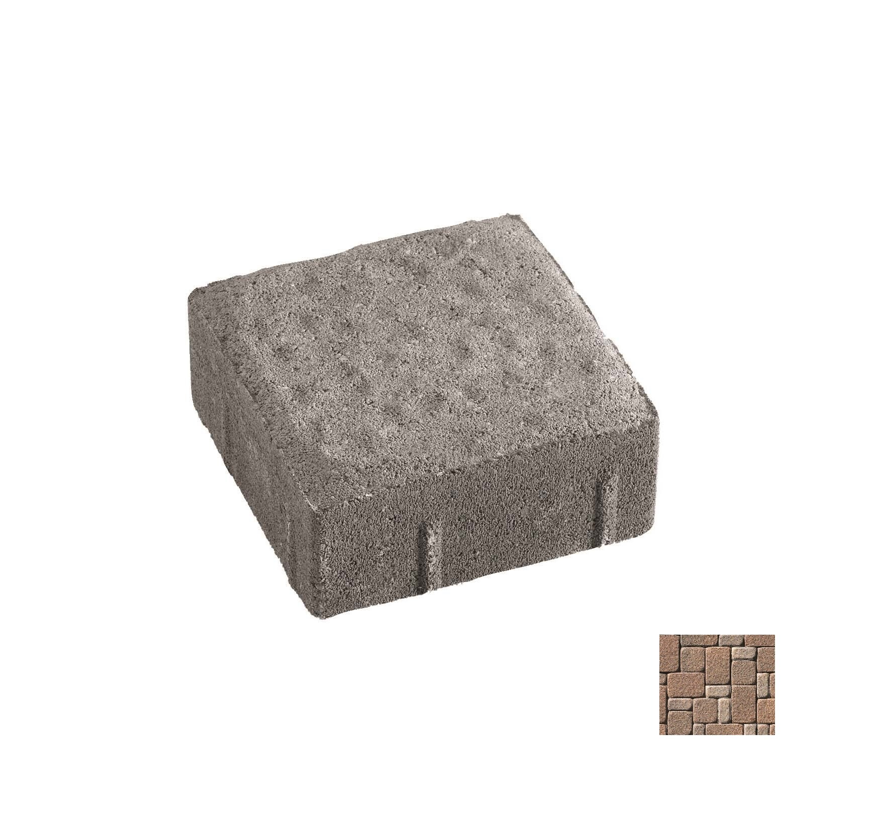 Oldcastle 10459042 Kingston 6-in L x 6-in W x 3-in H Fieldstone Concrete Patio Kit