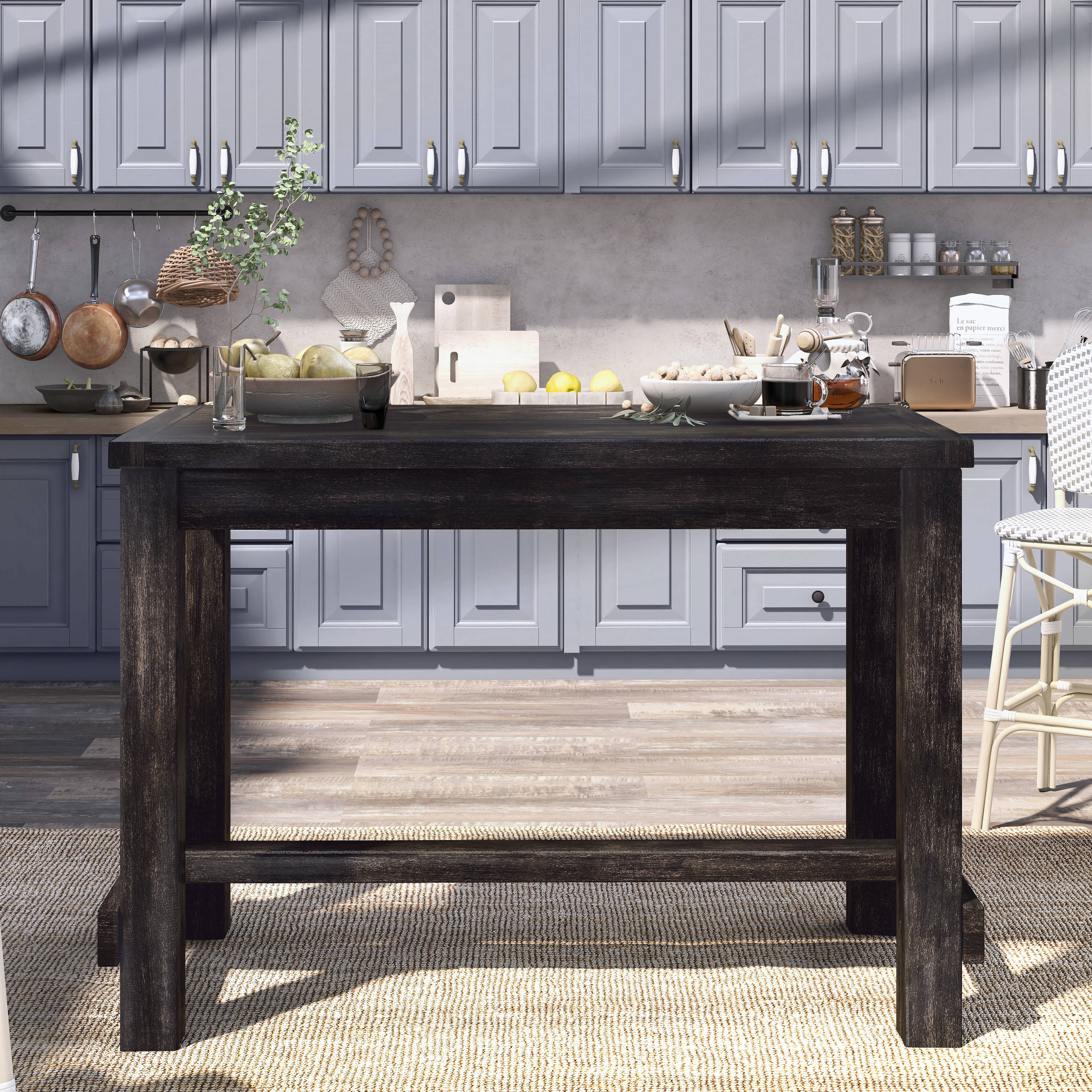 Furniture of America IDF-3324BK-BT Dining-Tables - View #6