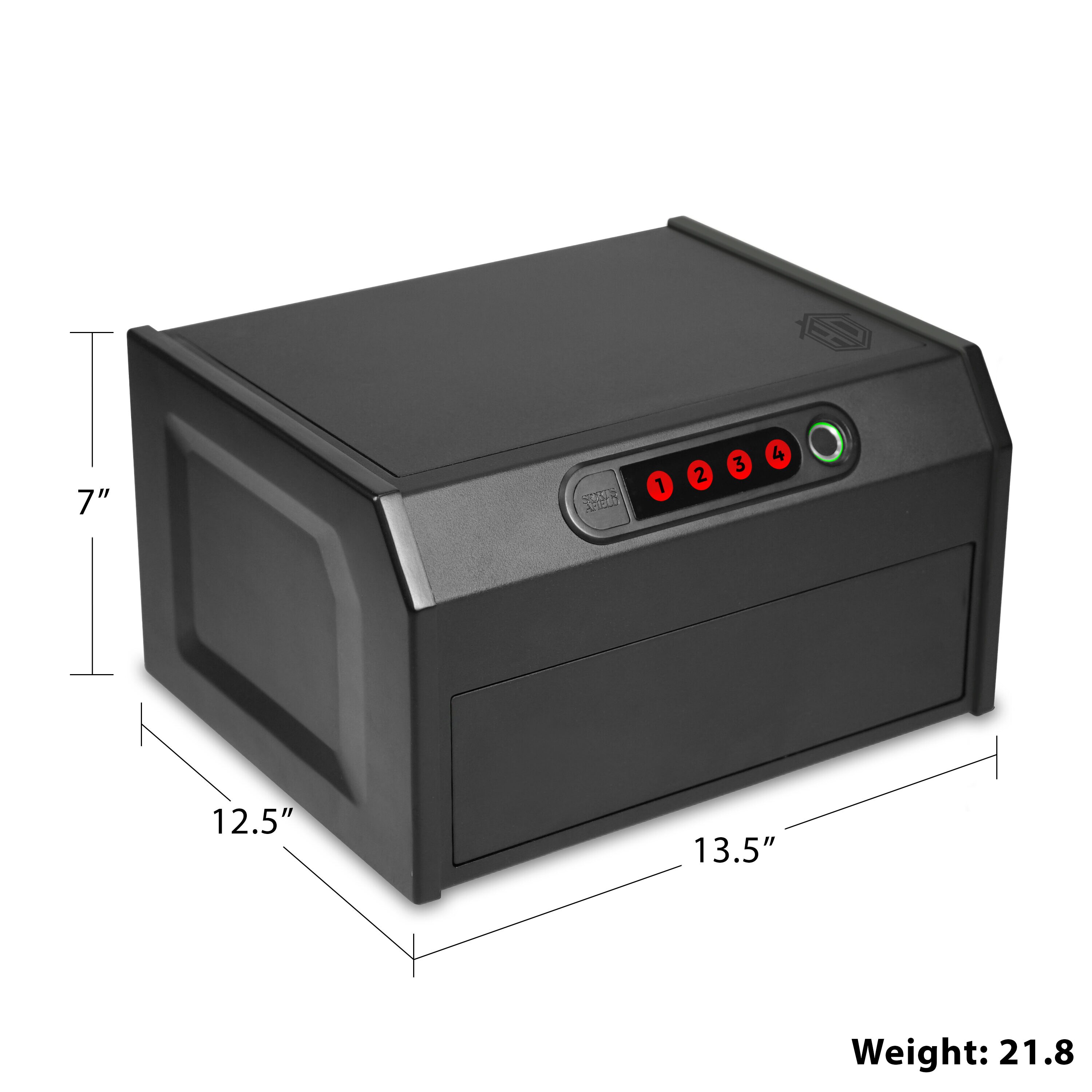 Sports Afield Quick Access Dual Compartment 2-Gun Biometric Gun Safe ...