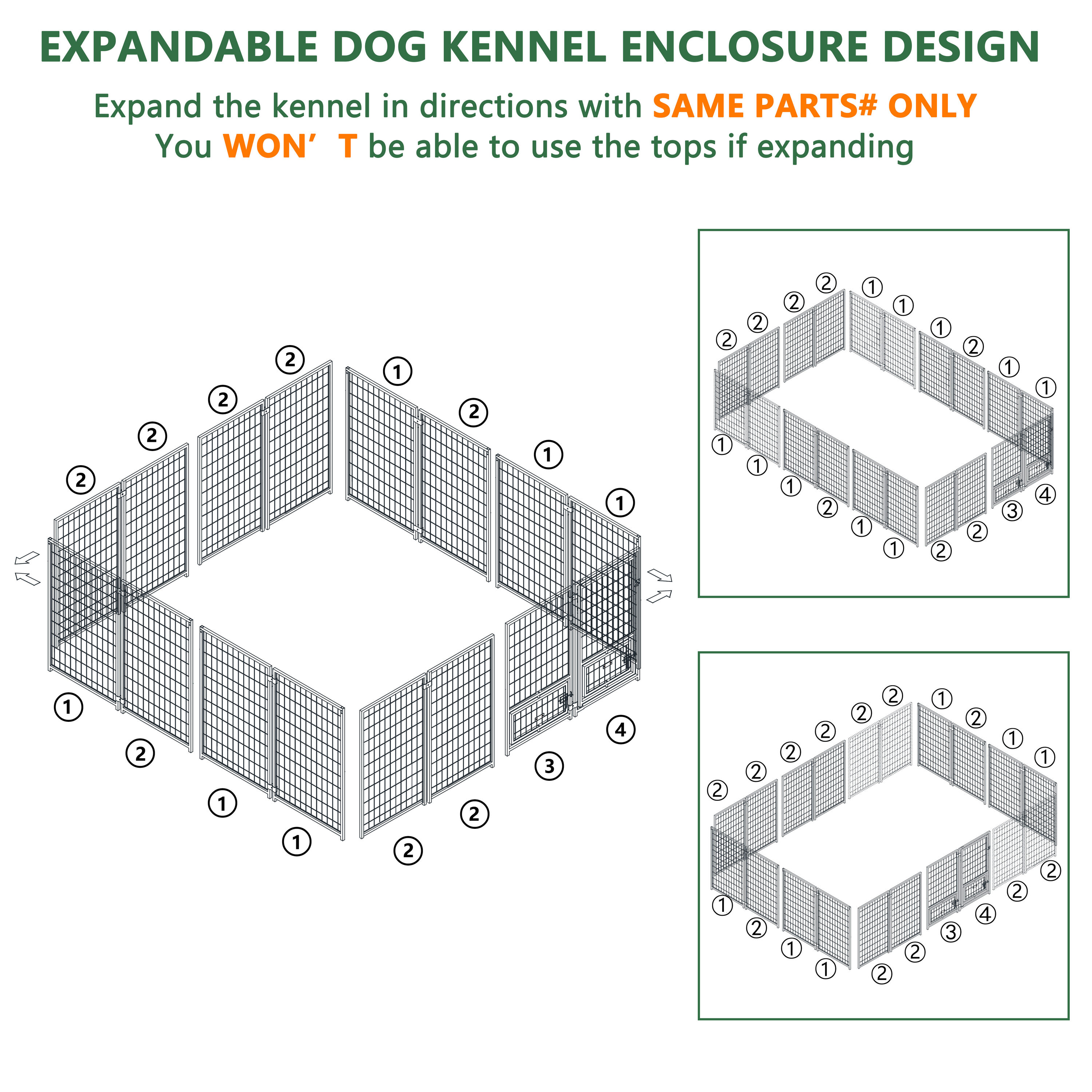 Fashion kennel decking lowes