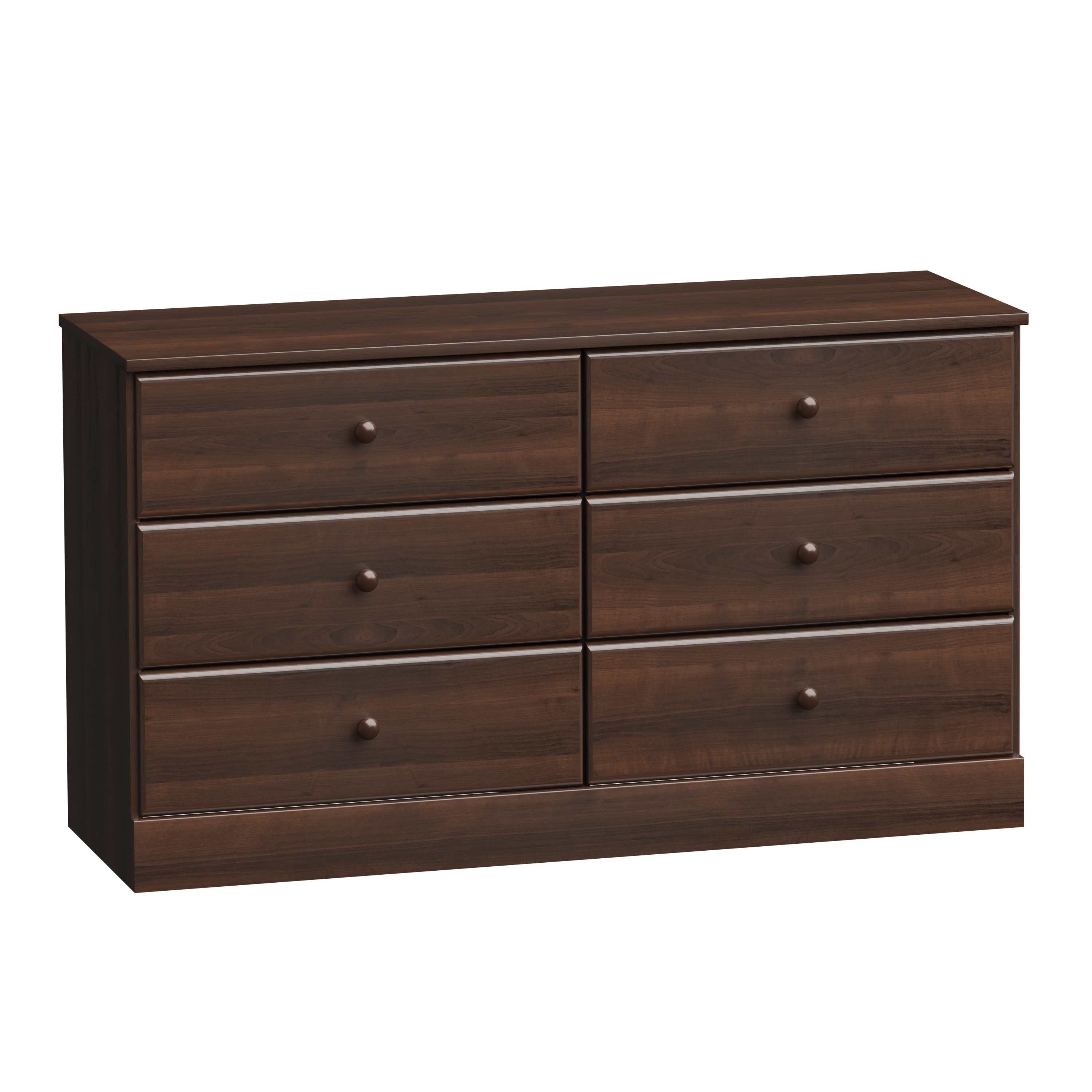 Prepac EDBR-0402-1 Astrid Espresso 6 -Drawer Standard dresser