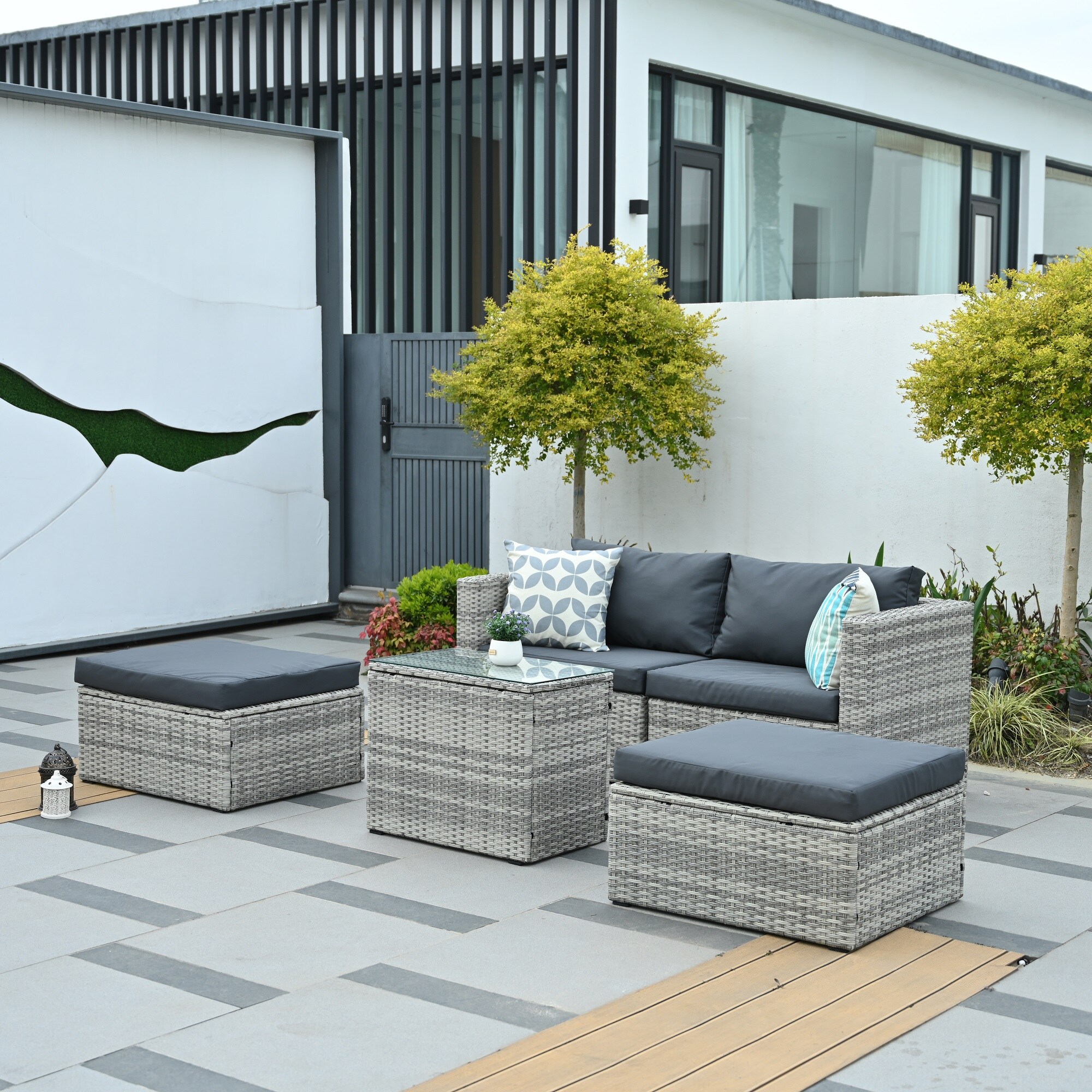 Nestfair FPT017G Patio-Conversation-Sets - View #2