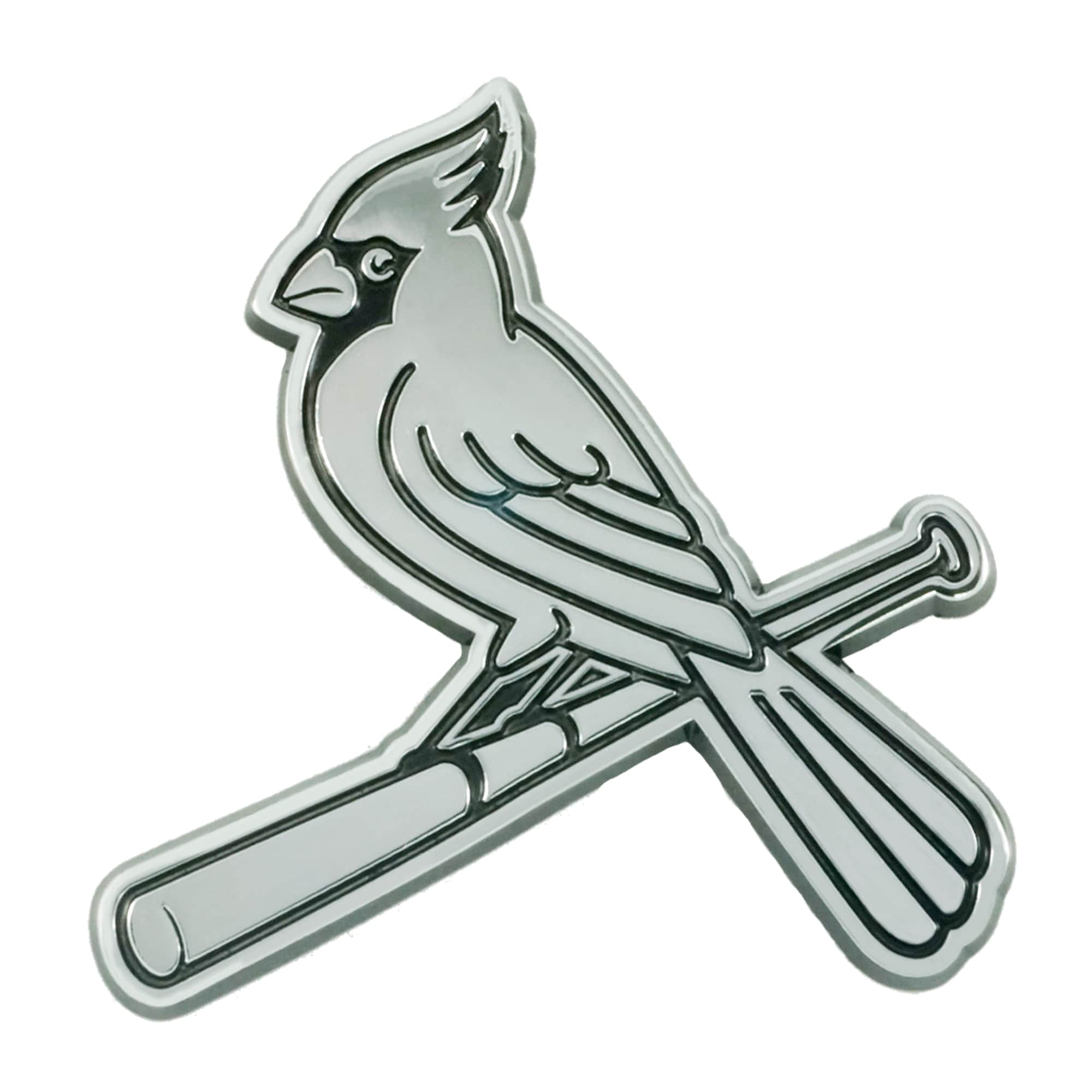 FANMATS St. Louis Cardinals MLB Chrome Emblem Metal Emblem at
