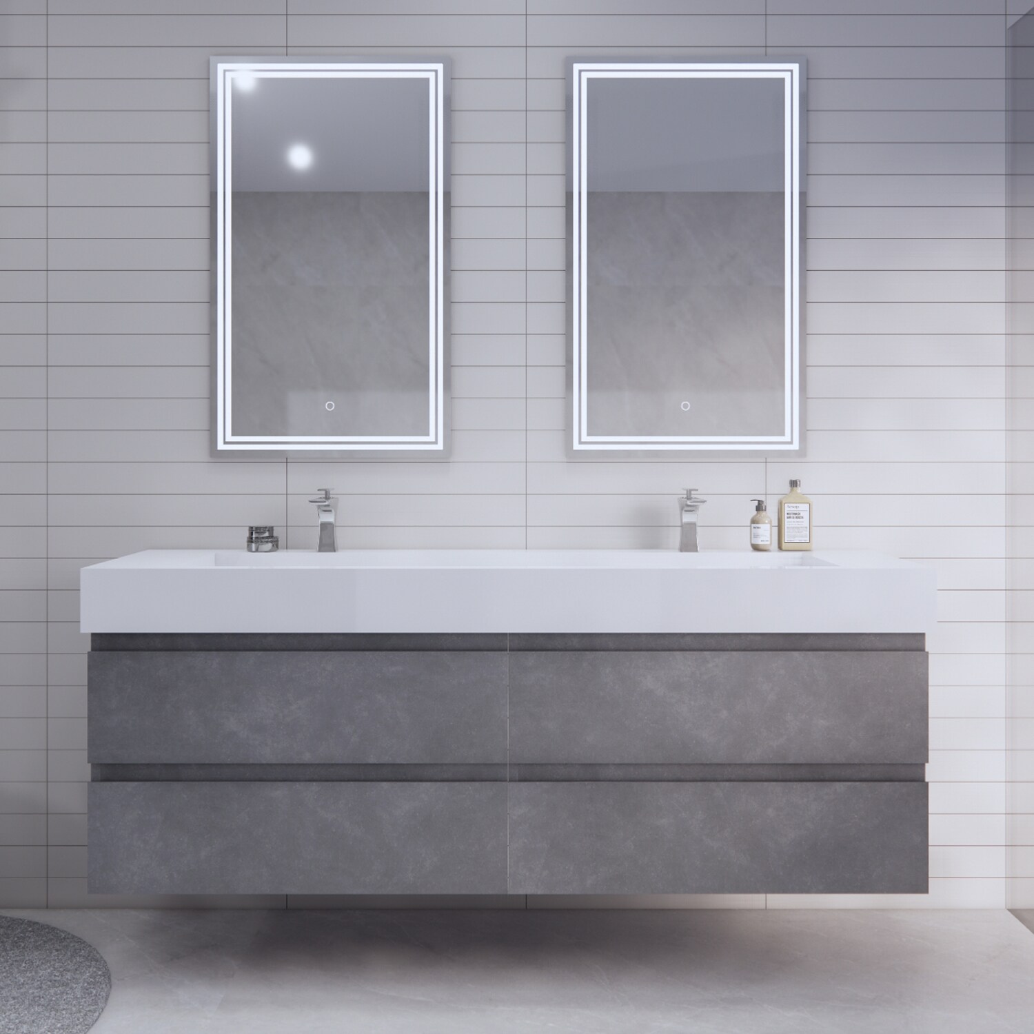 BV Better Vanity BTB-72D-CG Bath-Vanity-Combo - View #3