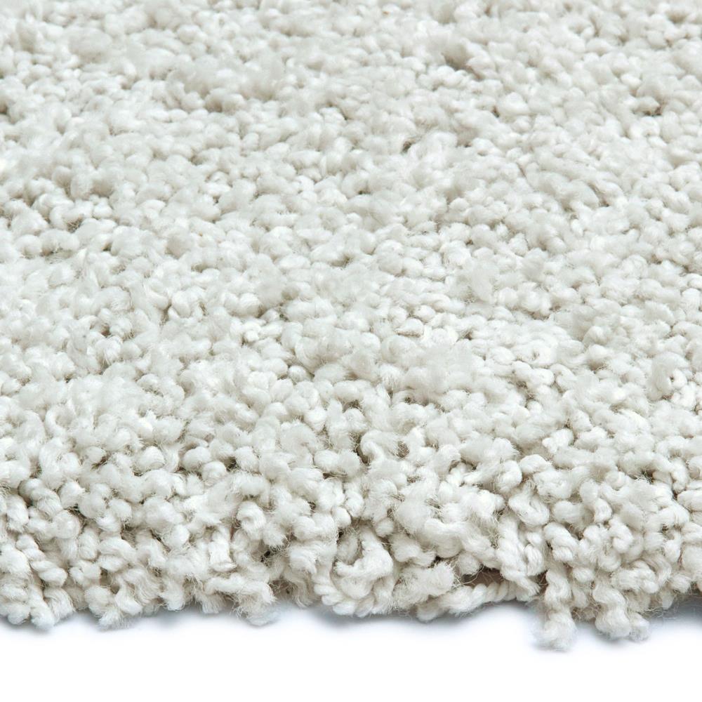 Shaw Floorigami Plume Perfect Feather Grey DIY Carpet 4-Pack 24-in Feather Grey Shag/Frieze Peel-and-Stick Carpet Tile