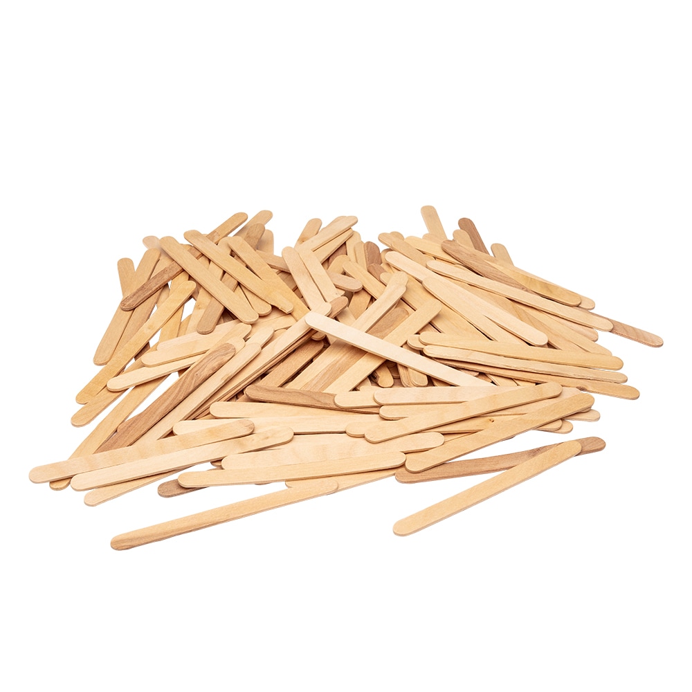 96 Pieces Wooden Craft Sticks - Craft Wood Sticks and Dowels - at