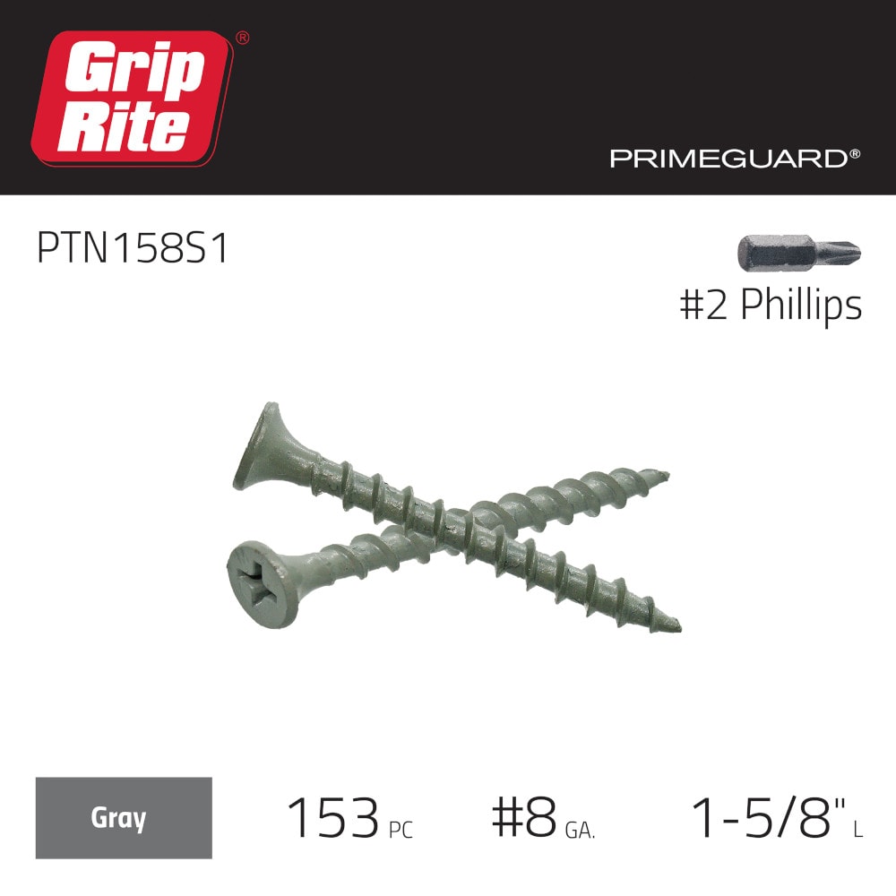 Grip-Rite PTN158S1 Deck-Screws - View #2