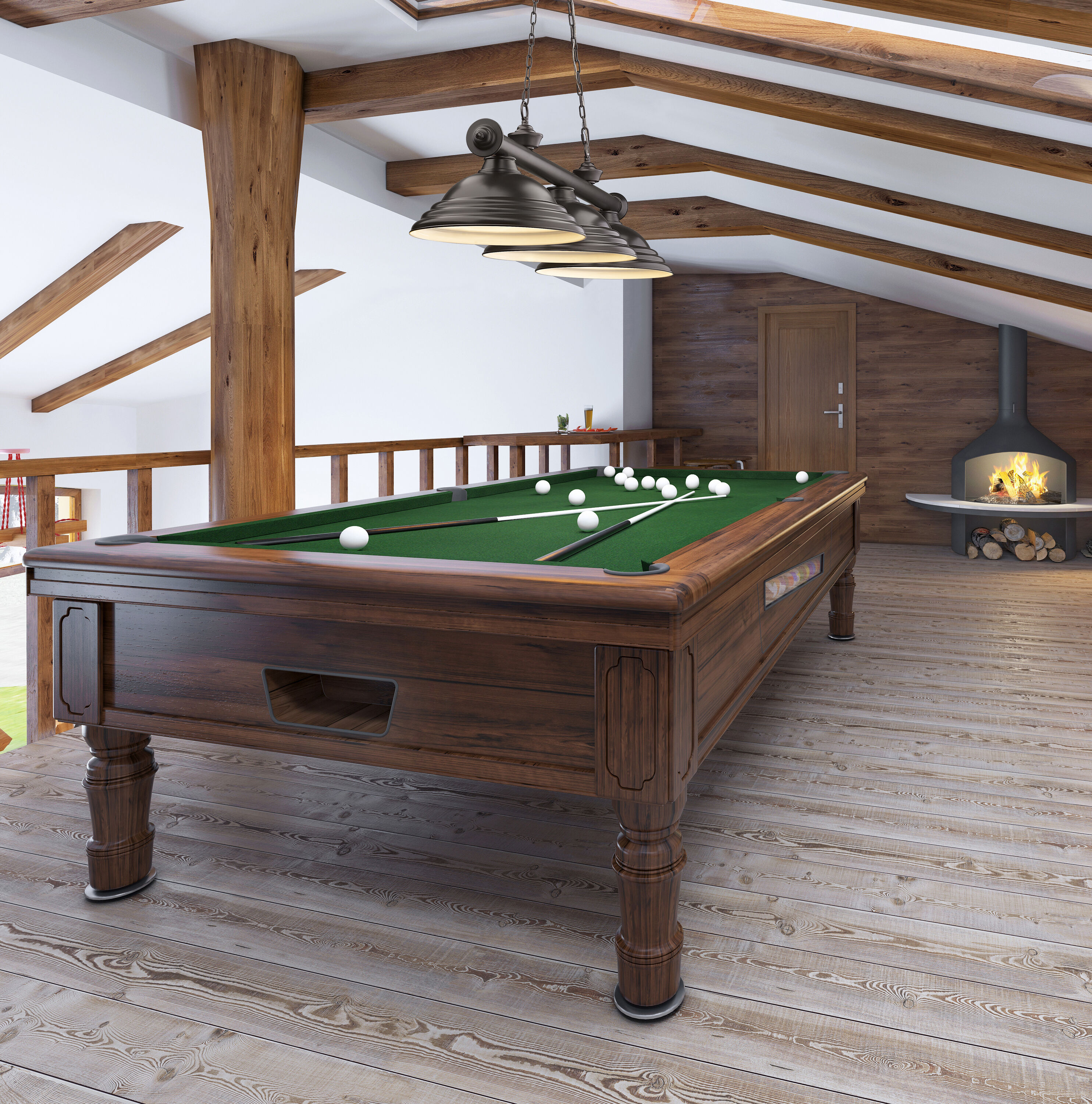 Z-Lite 2306-3BRZ-SBRZ Pool-Table-Lighting - View #7