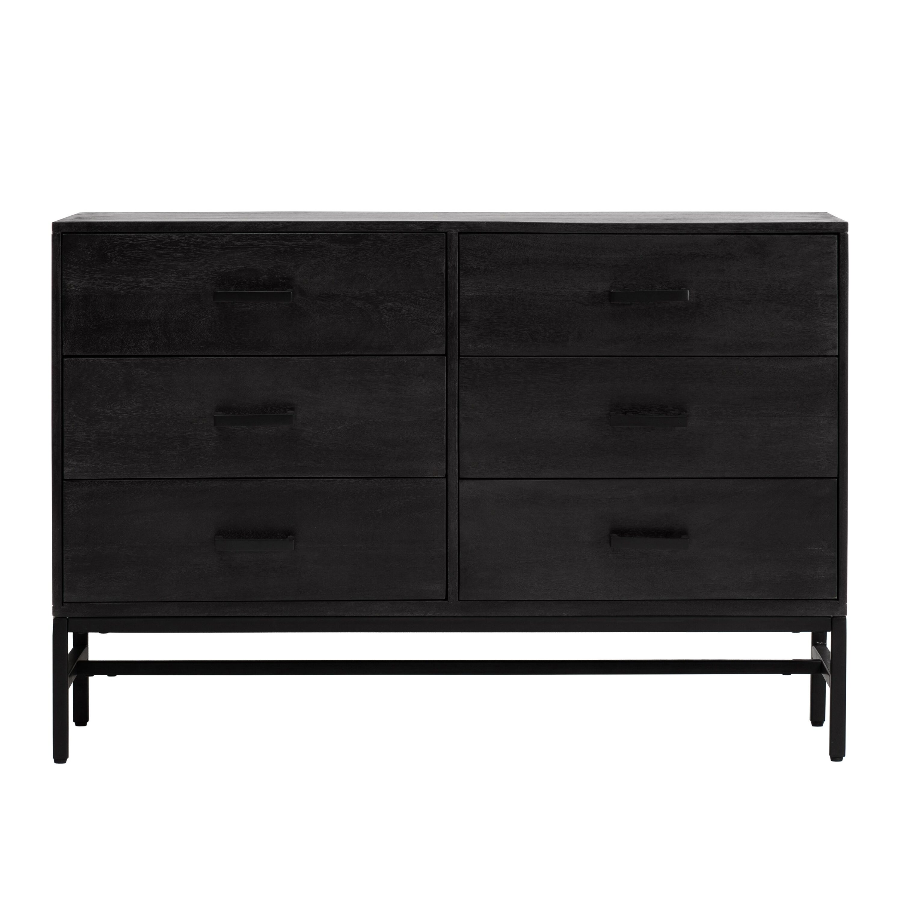 MH LONDON MH-CD-20008 Storage can be practical and stylish; this chest of drawers shows you how. Infusing Scandinavian and industrial elements, this piece is here to make a statement. Note the clean lines and sleek metal legs.