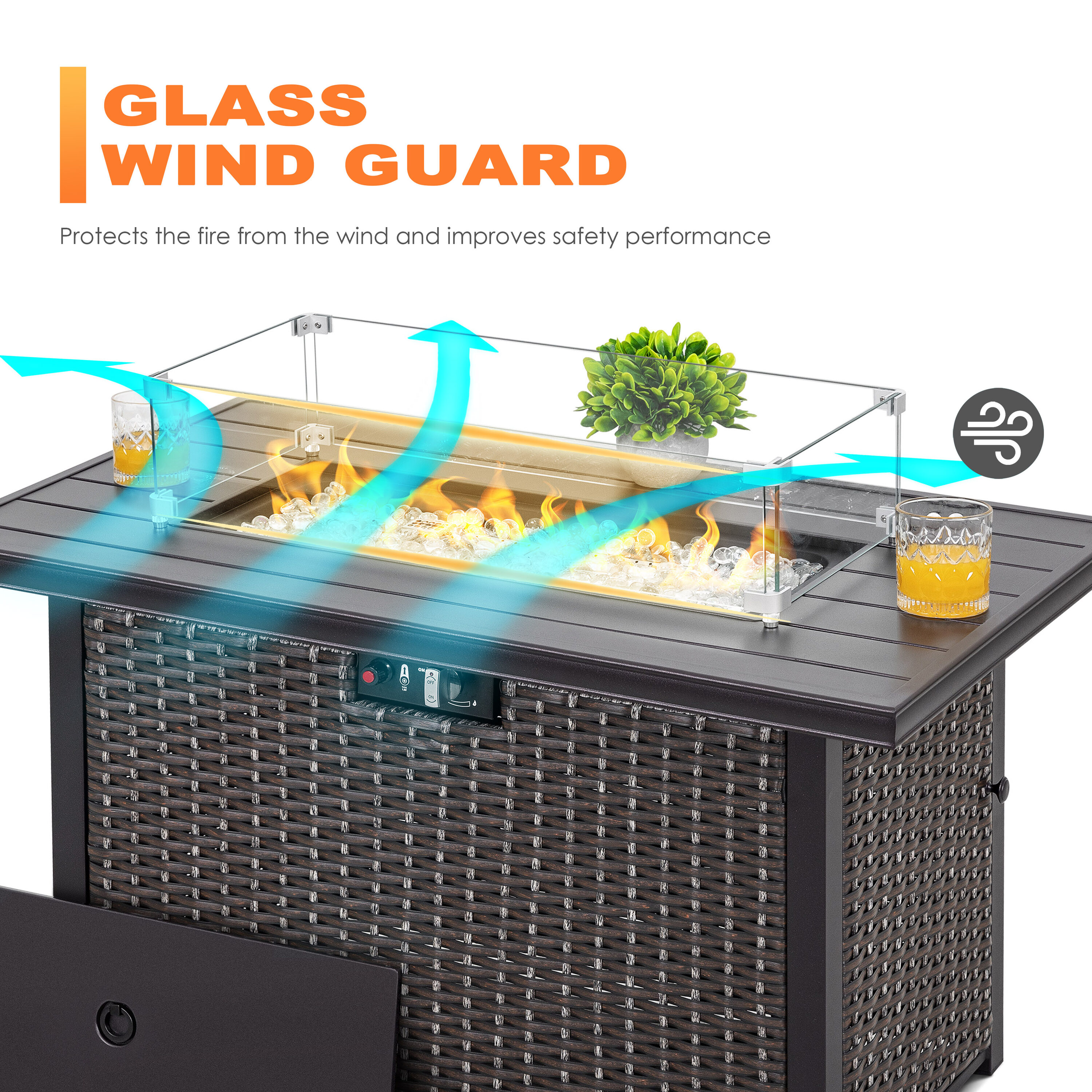 Nuu Garden WG-01 Gas-Fire-Pit-Accessories - View #6