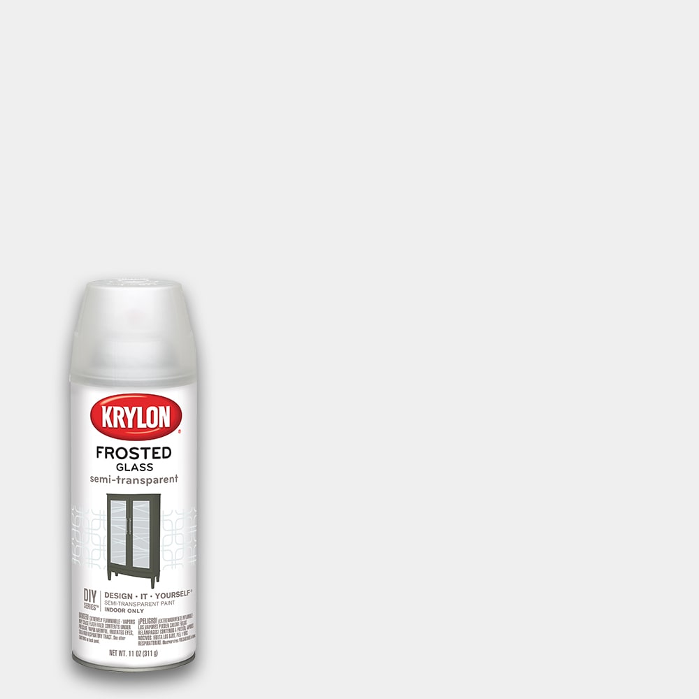 Krylon Flat White Frosted Spray Paint (NET WT. 11-oz) in the Spray Paint  department at