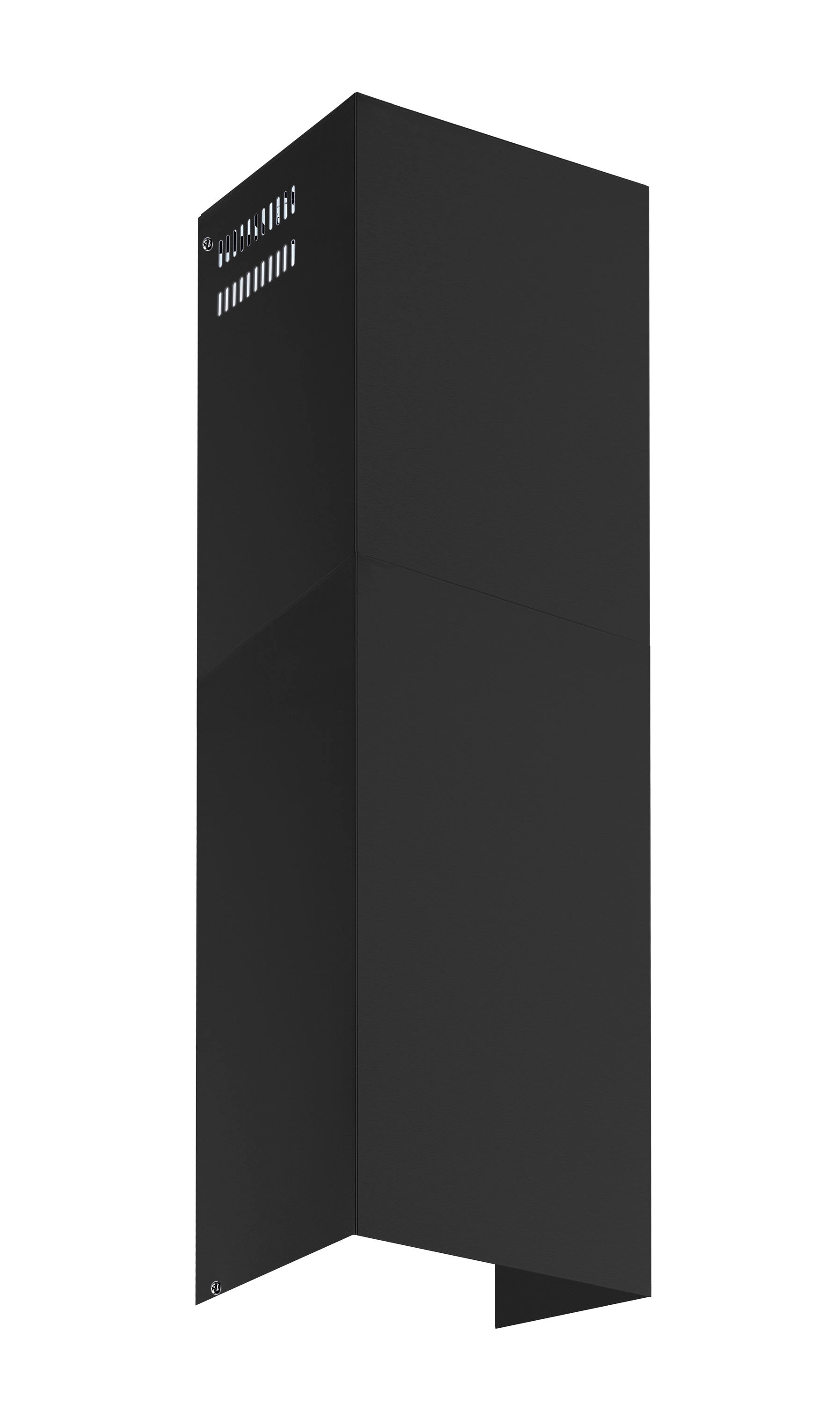 Winflo WRHCE03BL Duct-Free Wall-Mounted range hood Flue extension 2 -Pack Black