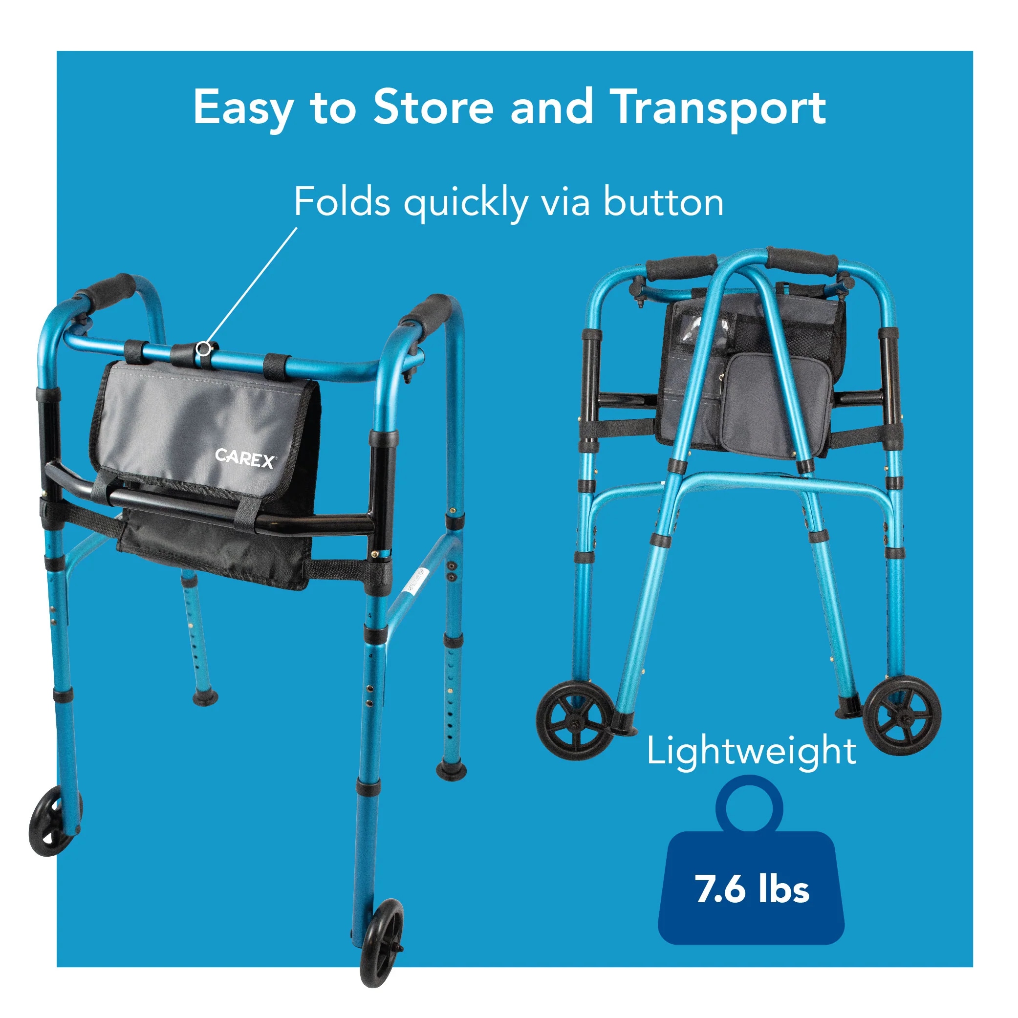 Carex FGA86790 0000 Walkers-Wheelchairs-Rollators - View #6