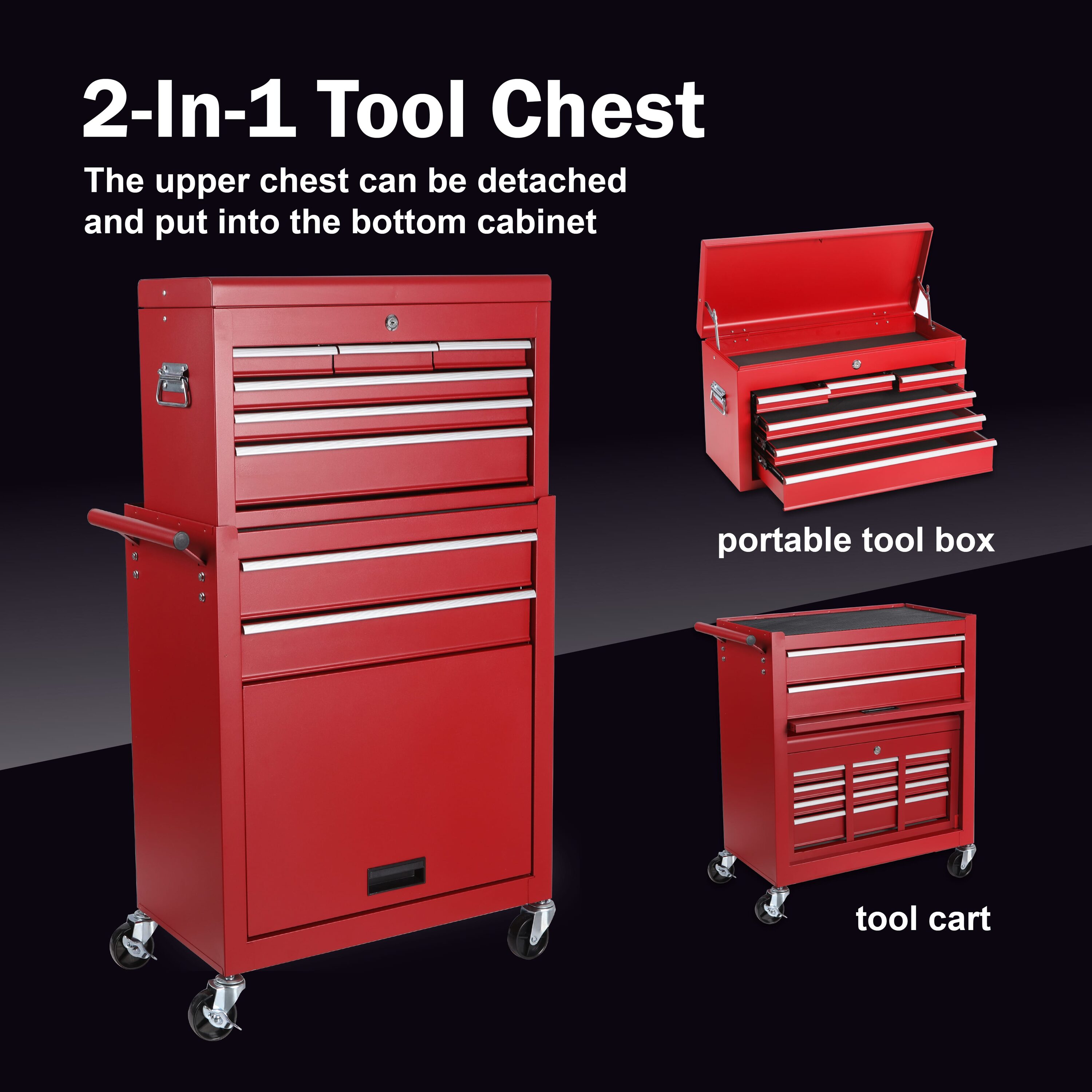 VERYKE LL-TC003RD Tool-Cabinets - View #5
