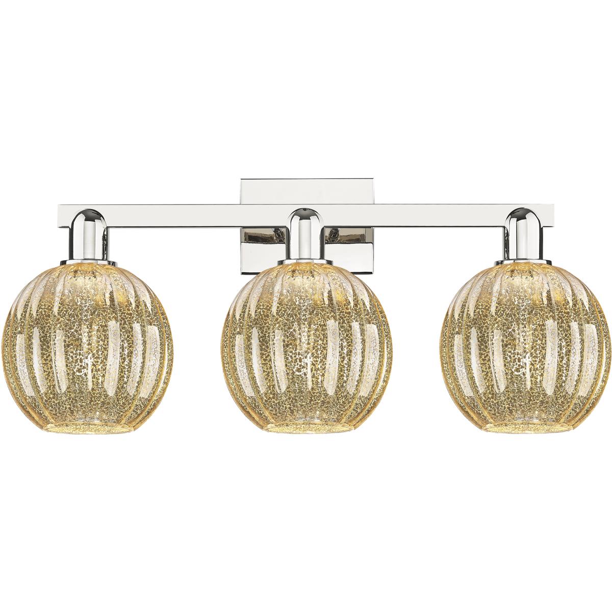 Innovations Lighting 2870526 716-3W-PN-G458-7ME Preston Bathroom Vanity Light