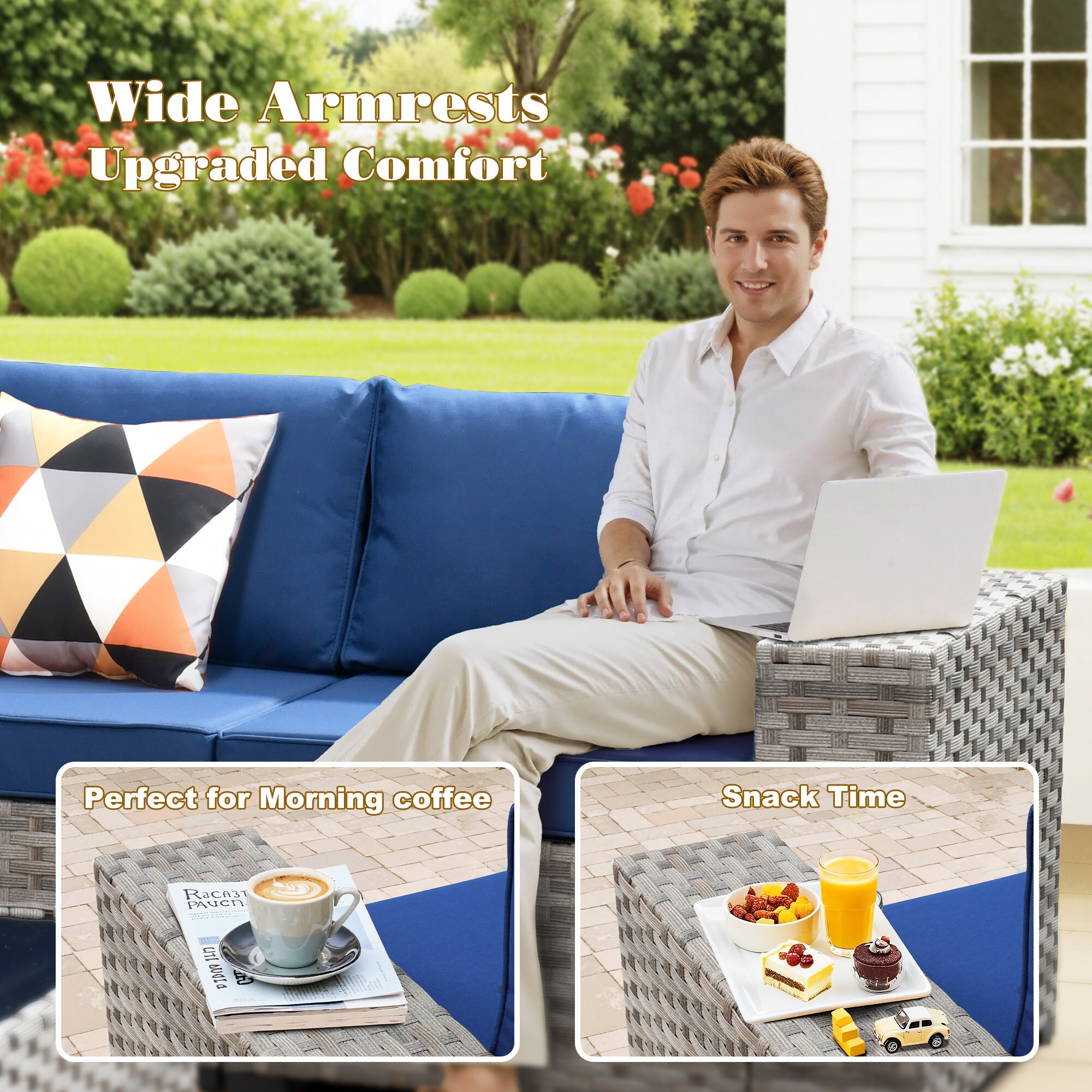 Pouuin SCFPBBR7-9 Patio-Sofas-Daybeds - View #7