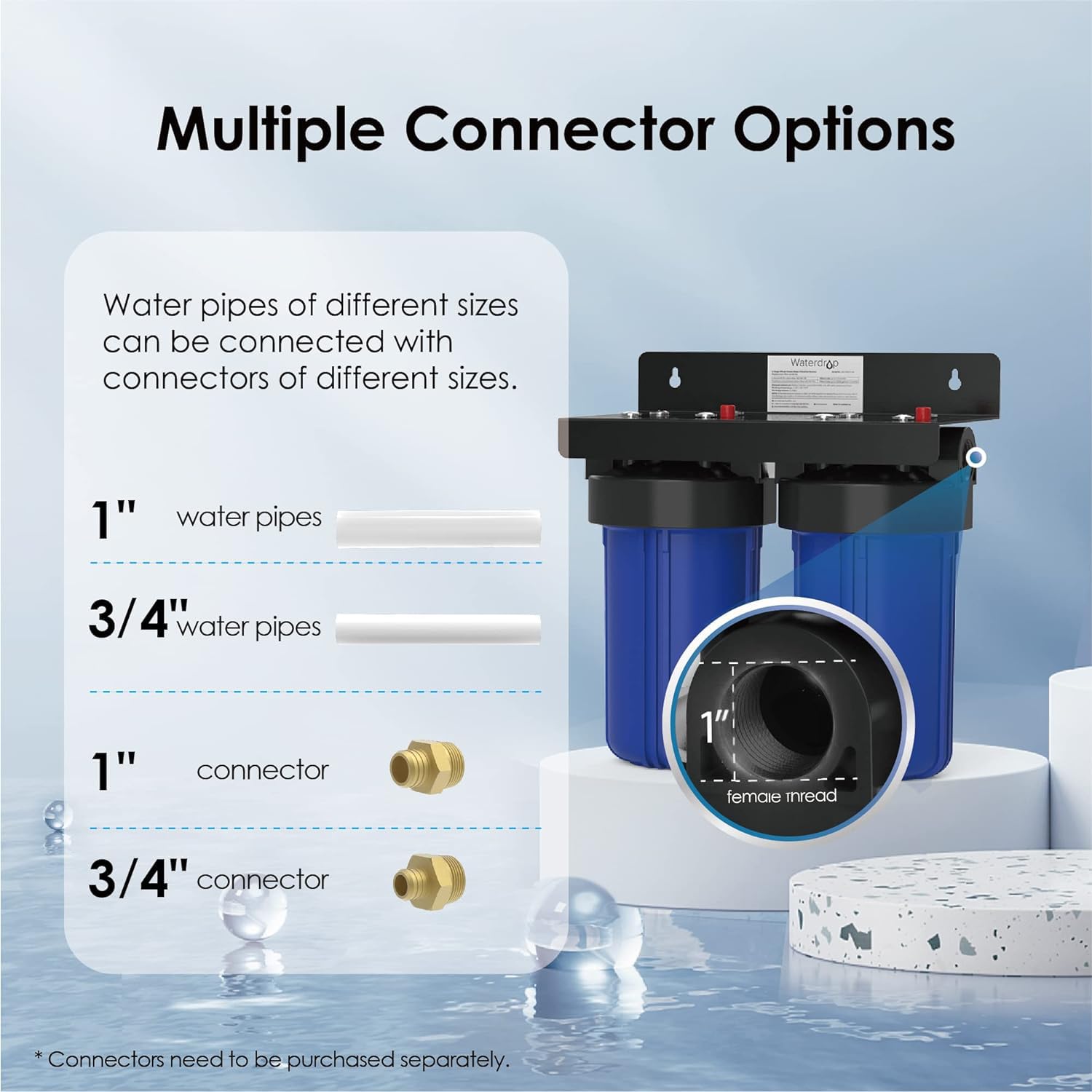 Waterdrop B-WD-WHF21F-SET Whole-House-Filtration-Systems - View #2