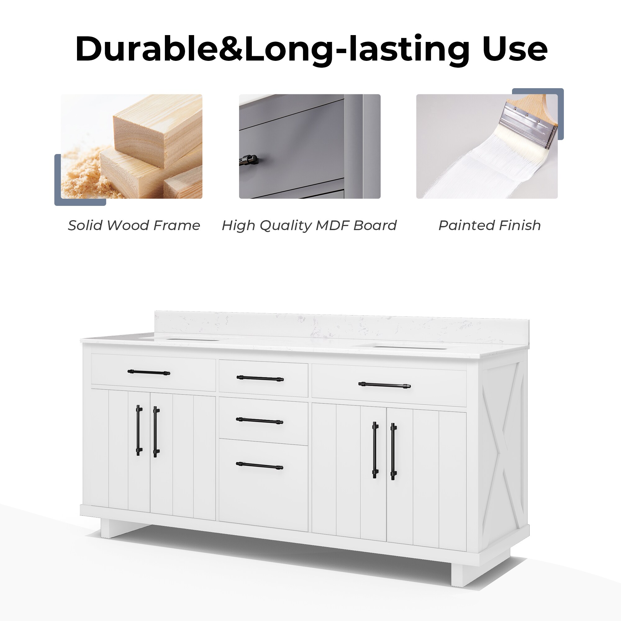 JEAREY 80BYC-LG Bath-Vanity-Combo - View #7