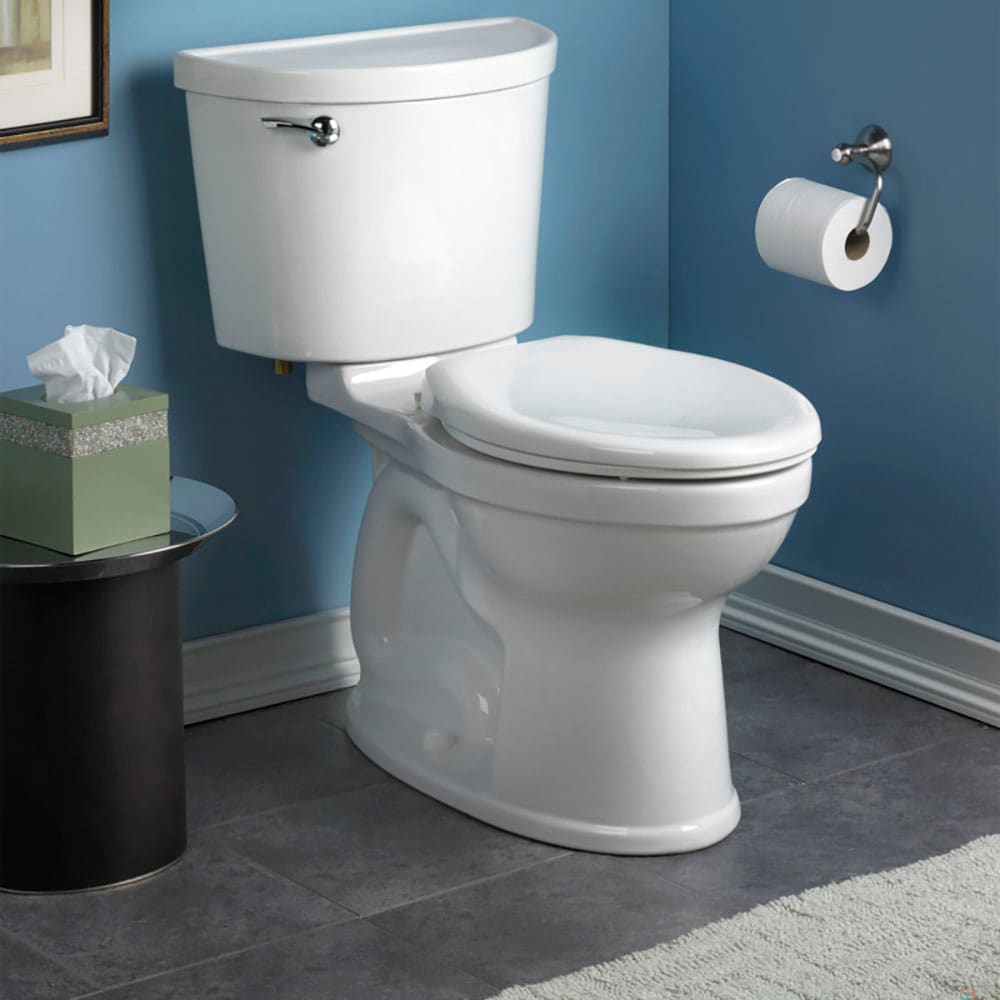American Standard 211CA104.020 Champion Pro White Elongated Standard height 2-piece Toilet 12-in Rough-In WaterSense 1.28 GPF