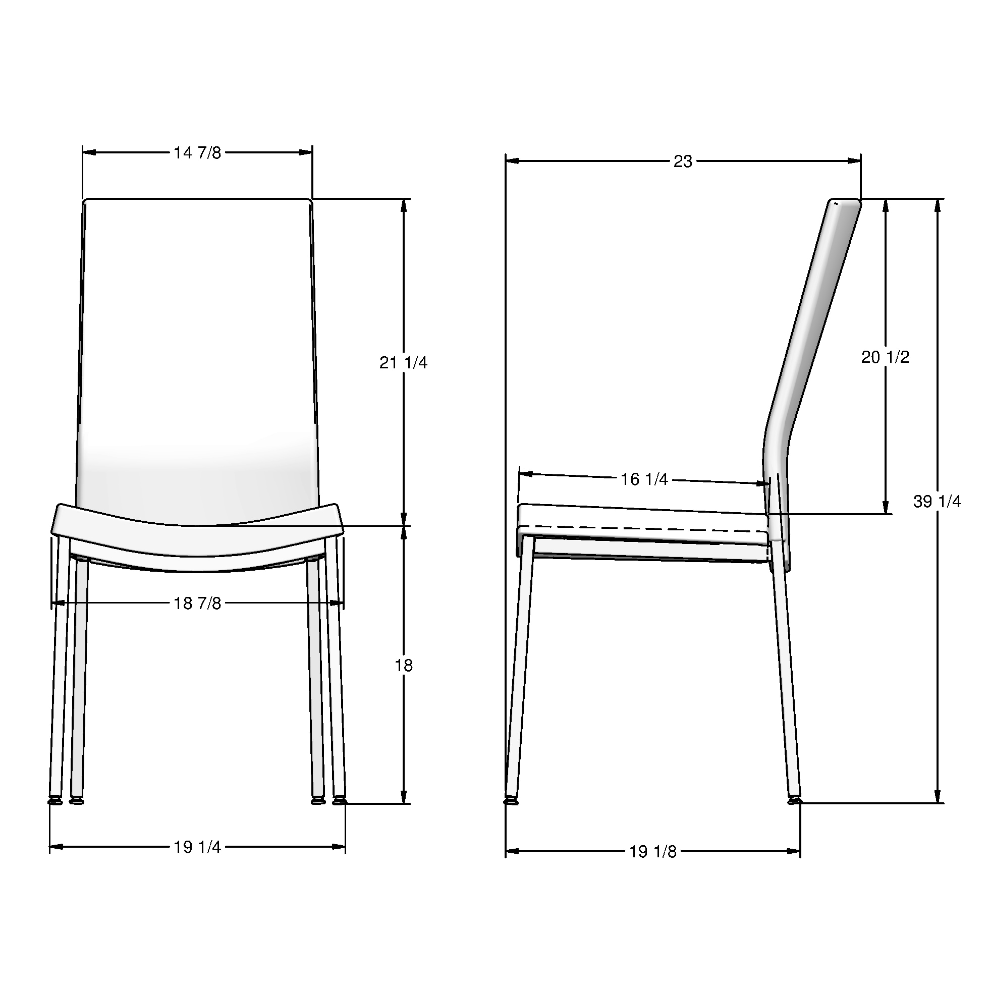 Amisco 34501-WE/1B56BAF4 Dining-Chairs - View #7