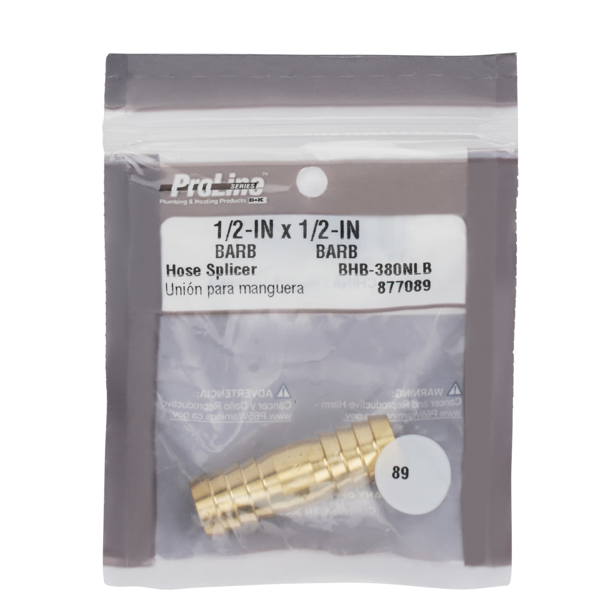 Proline Series BHB-380NLB Brass-Plastic-Fittings - View #2