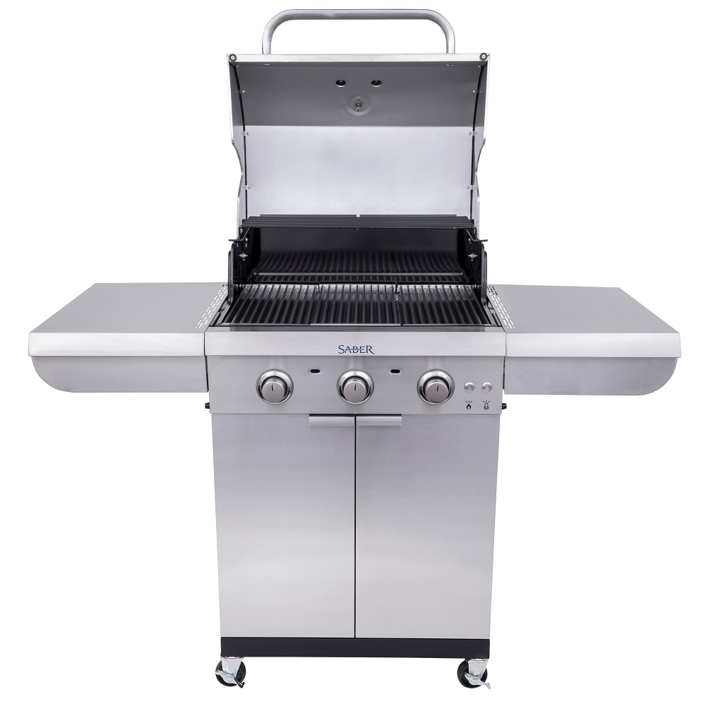 Saber Select Stainless-Burner Propane Grill in the Gas Grills department at Lowes.com