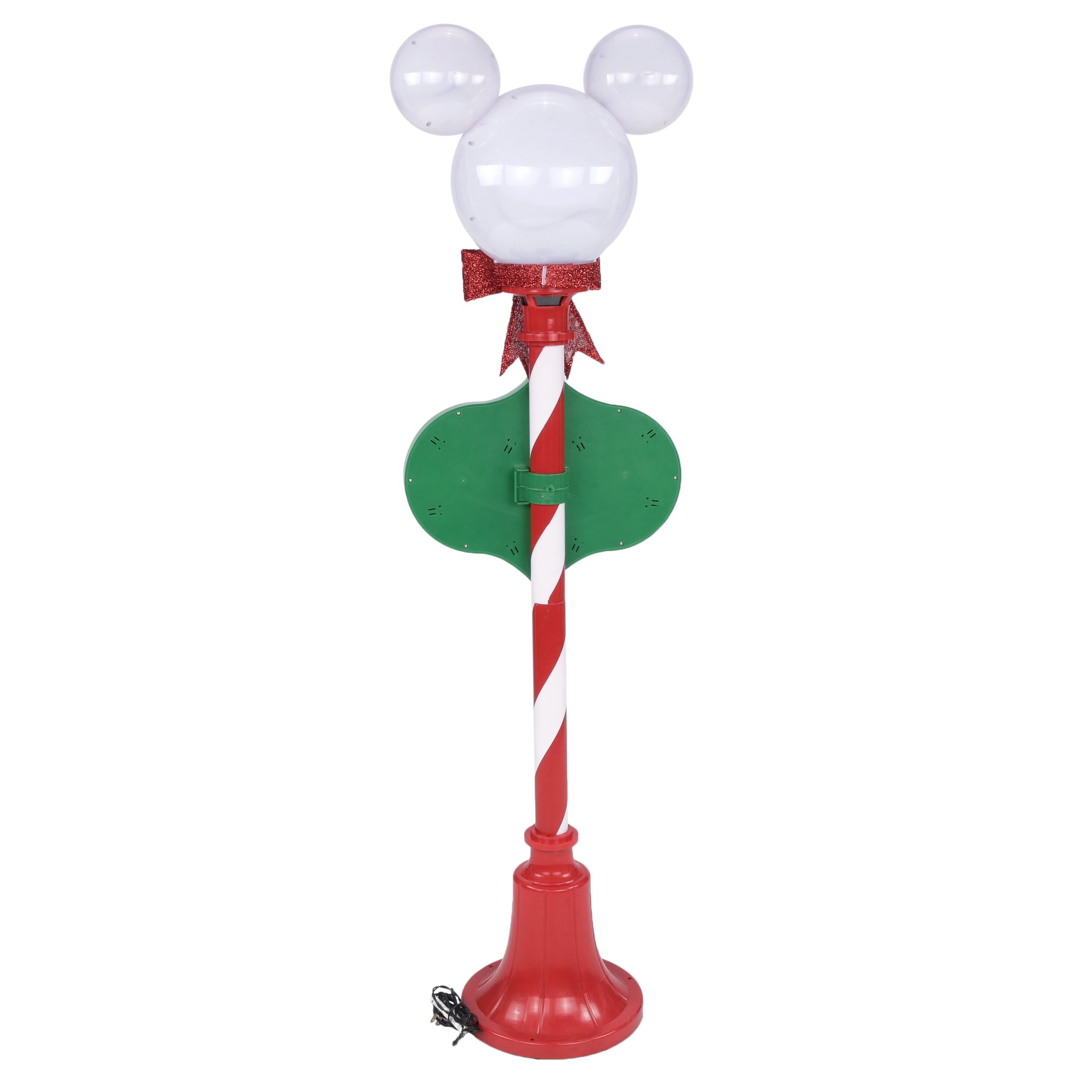 mickey mouse christmas light pole