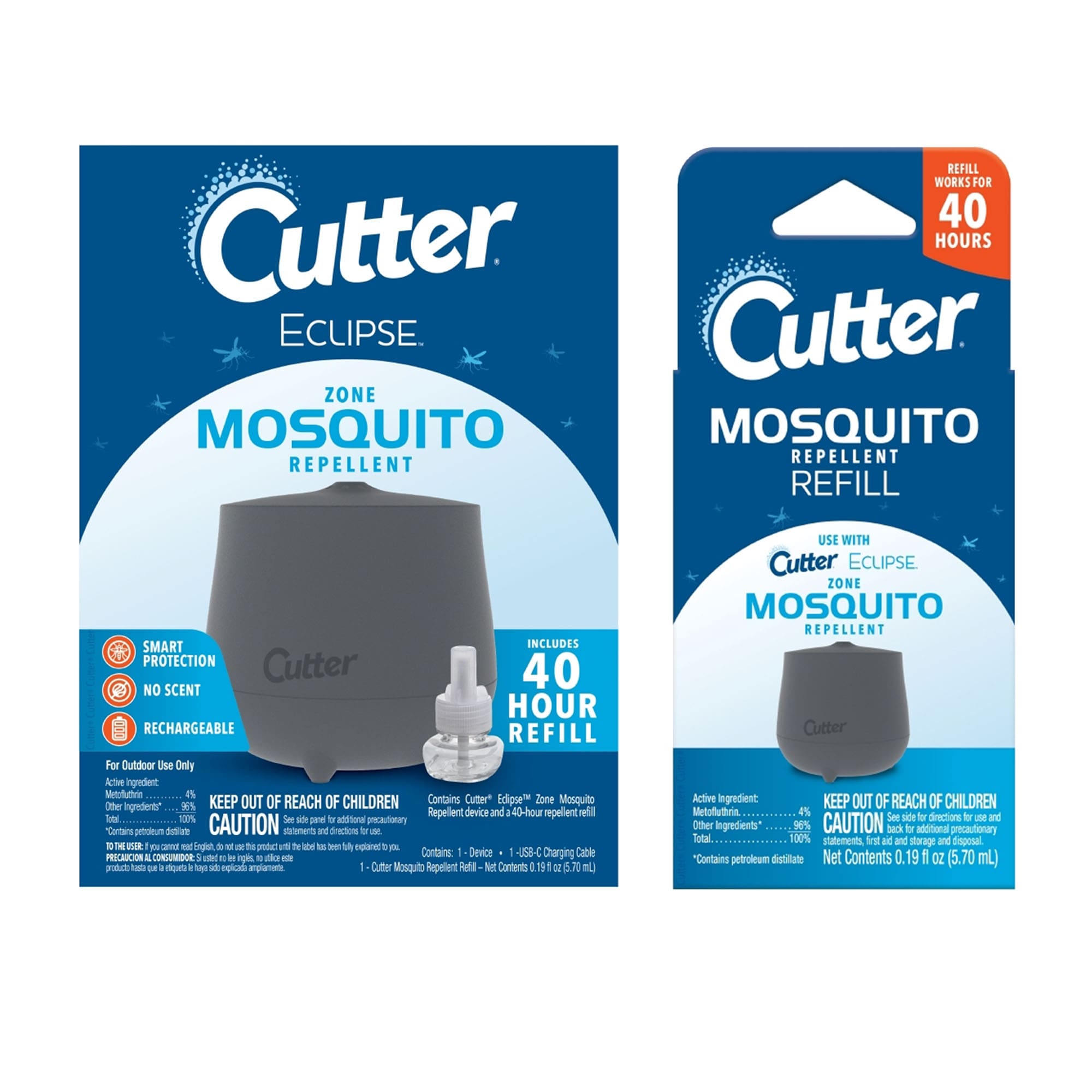 Cutter  Eclipse Zone Mosquito Repellent Device and Refill Kit