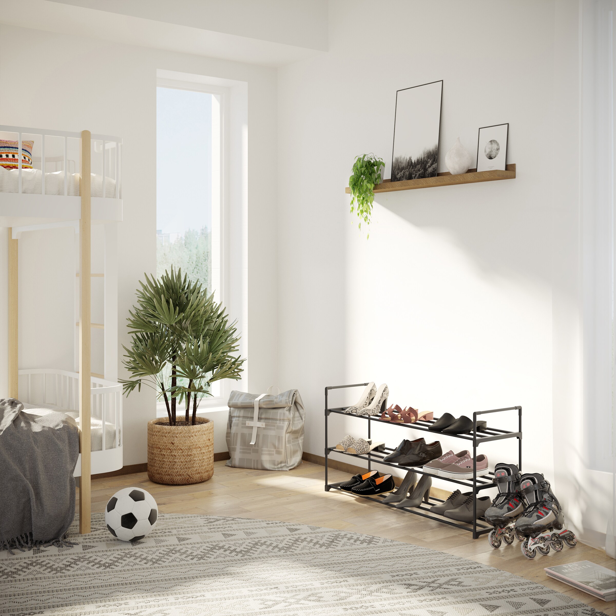 Home-Complete HC-2102-BLK Shoe-Racks - View #4