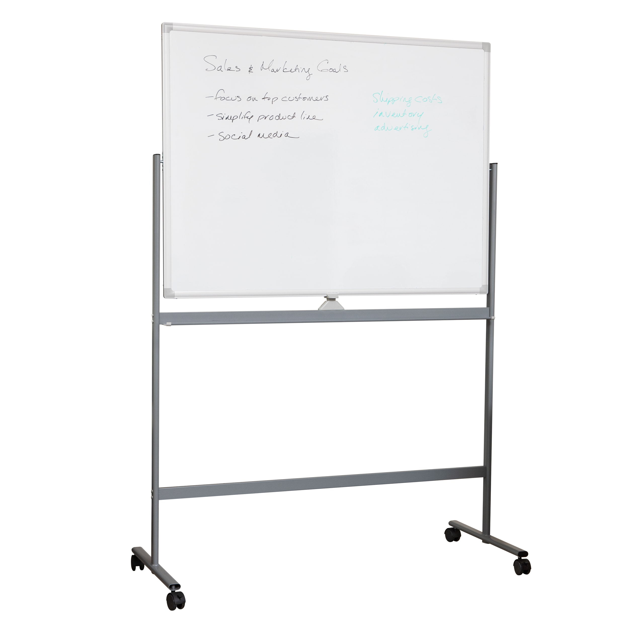 Mind Reader ROLLBOARD-WHT 21-Inches W x 73.5-Inches H Magnetic Dry erase board