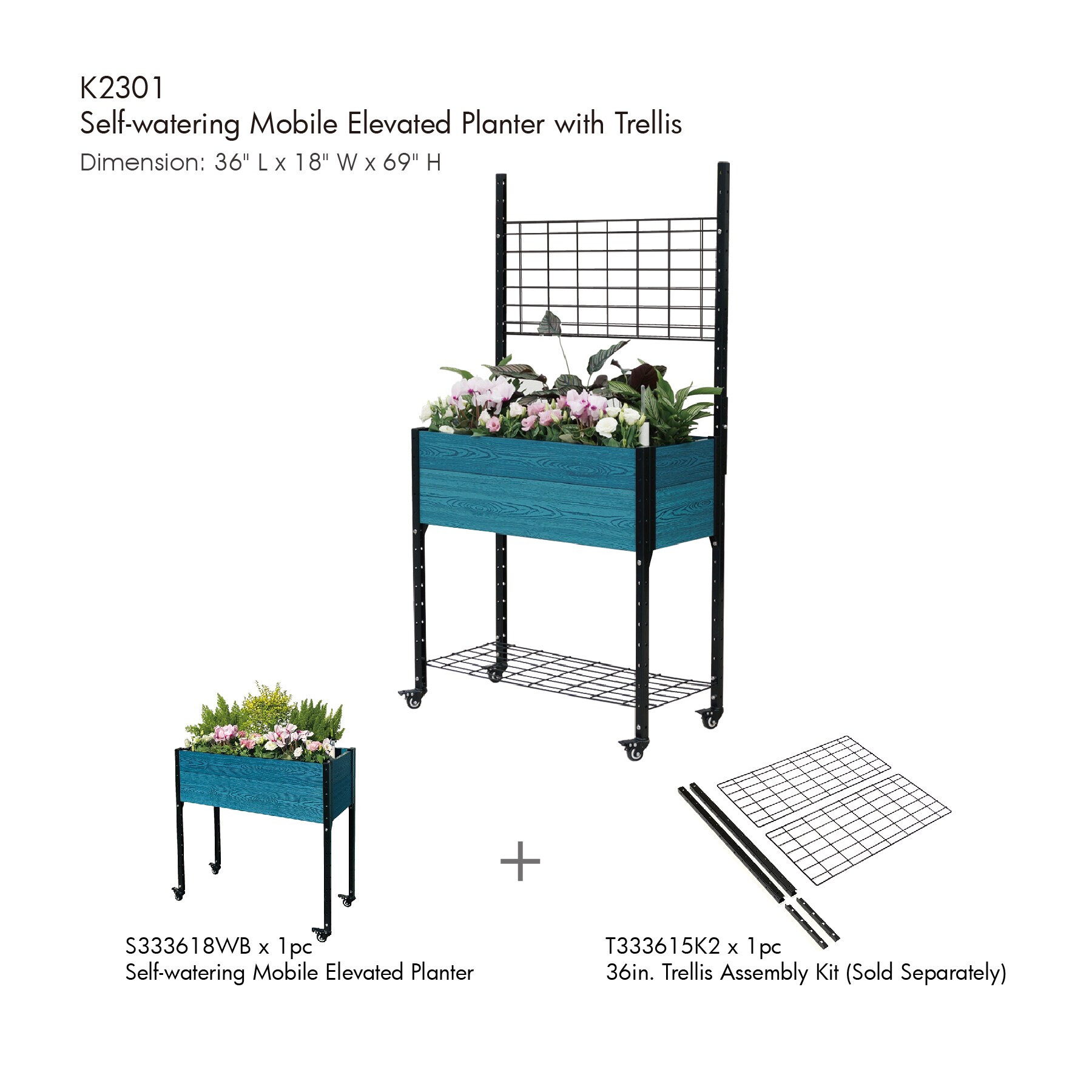 Everbloom S333618WB Raised-Garden-Beds - View #7