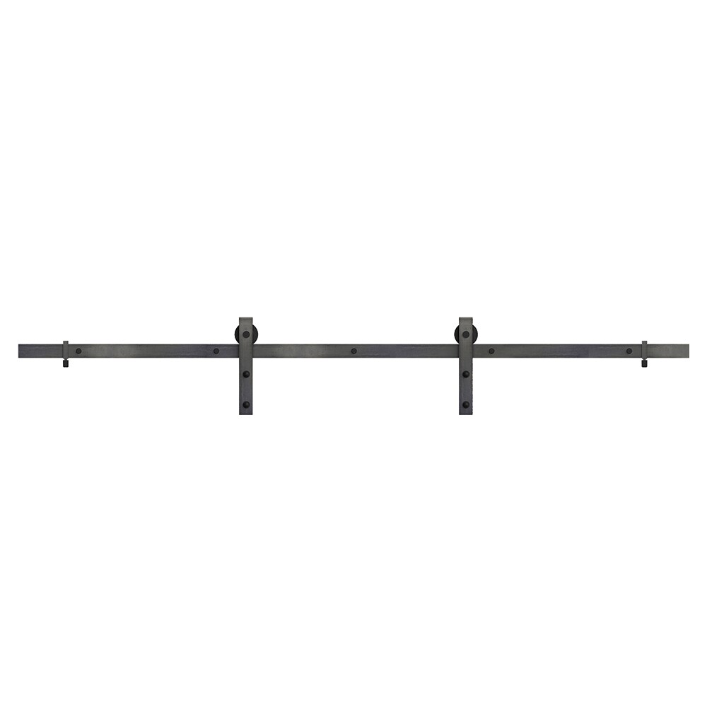 RELIABILT BD189-07800-RW 78-3/4-in Aged Raw Steel Finish Indoor Single Barn door hardware kit