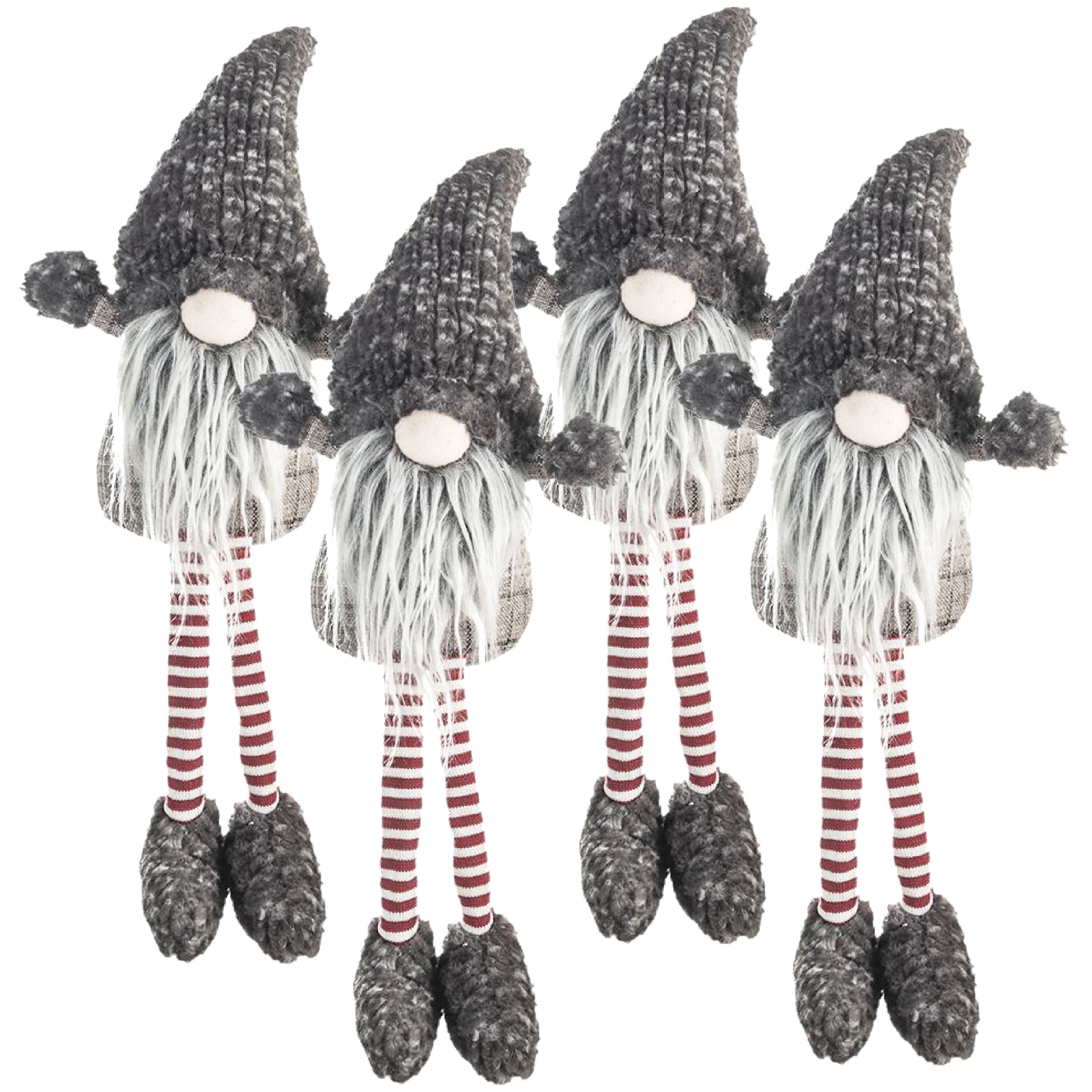 LOVMOR 4pcs Christmas Gnomes Decorations Table Home Ornaments Holiday Party Gifts