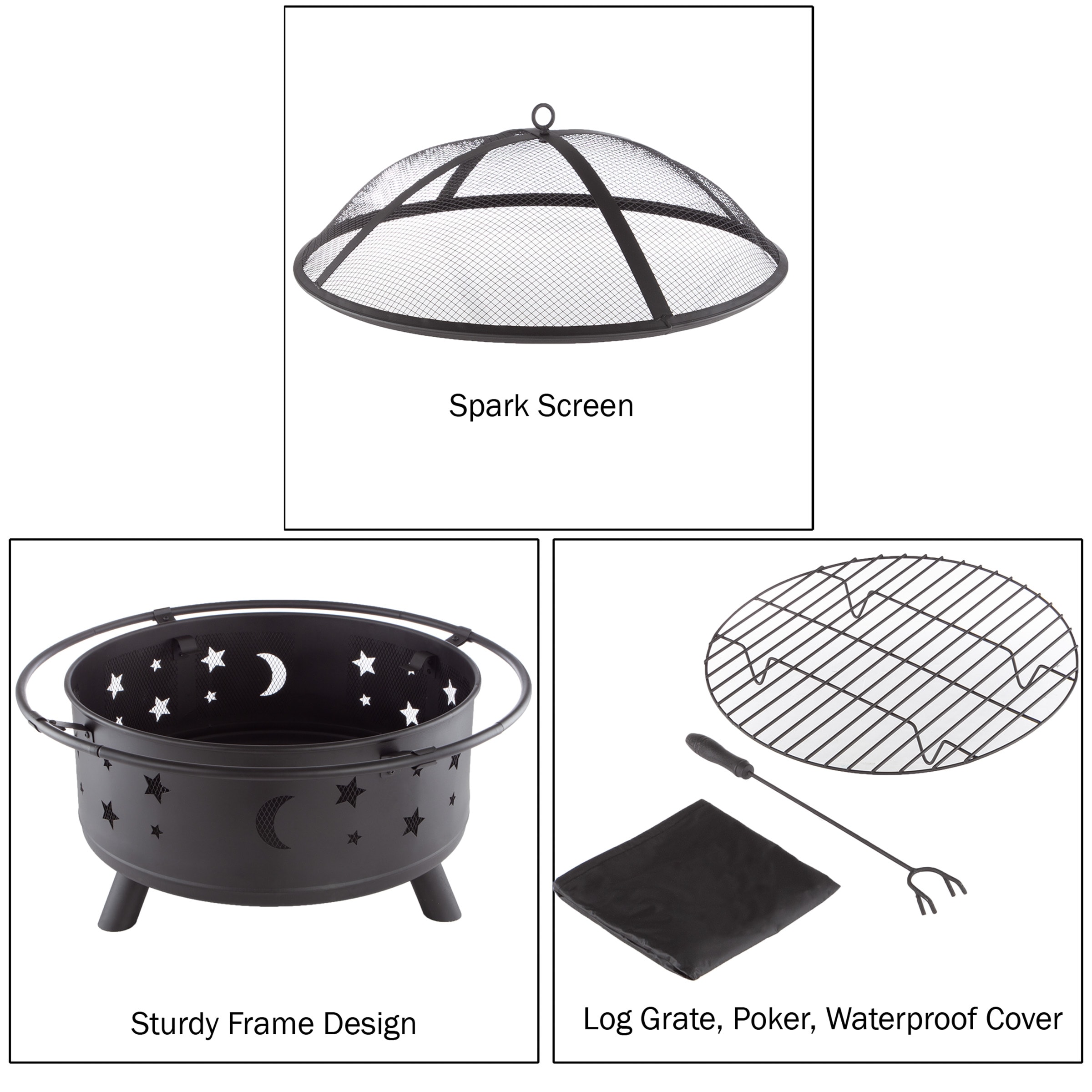 Nature Spring 147711KCX Outdoor-Woodburning-Firepits - View #3