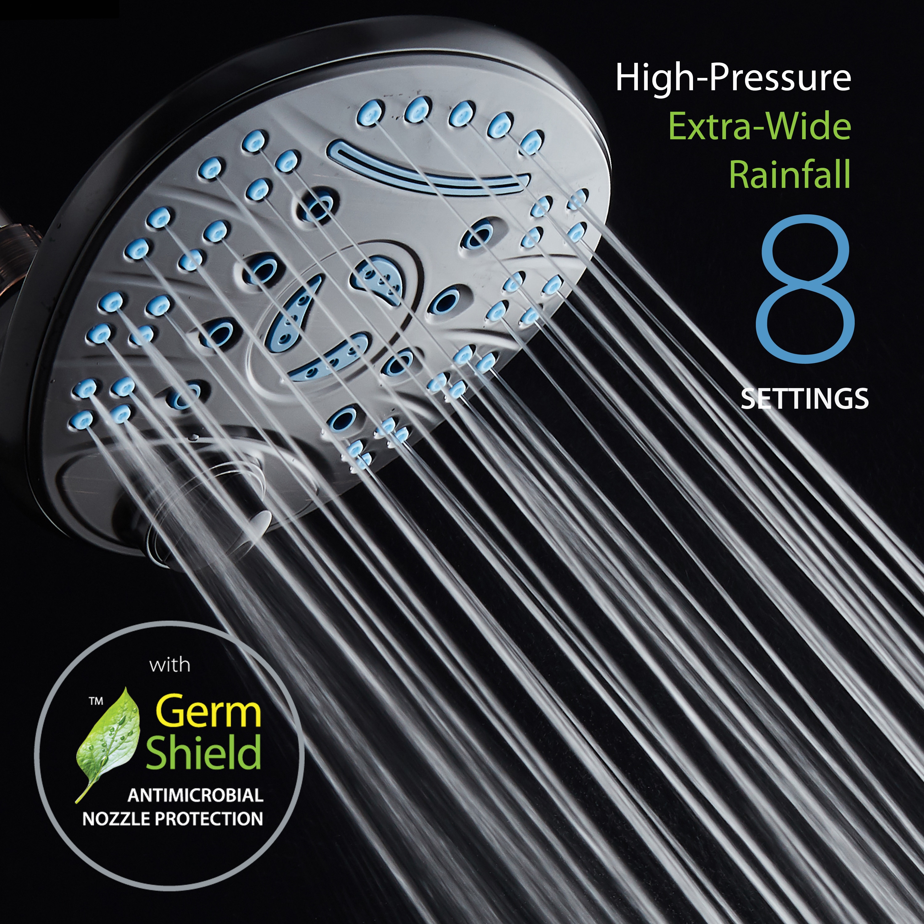 AquaCare 43333 Fixed-Showerhead - View #2