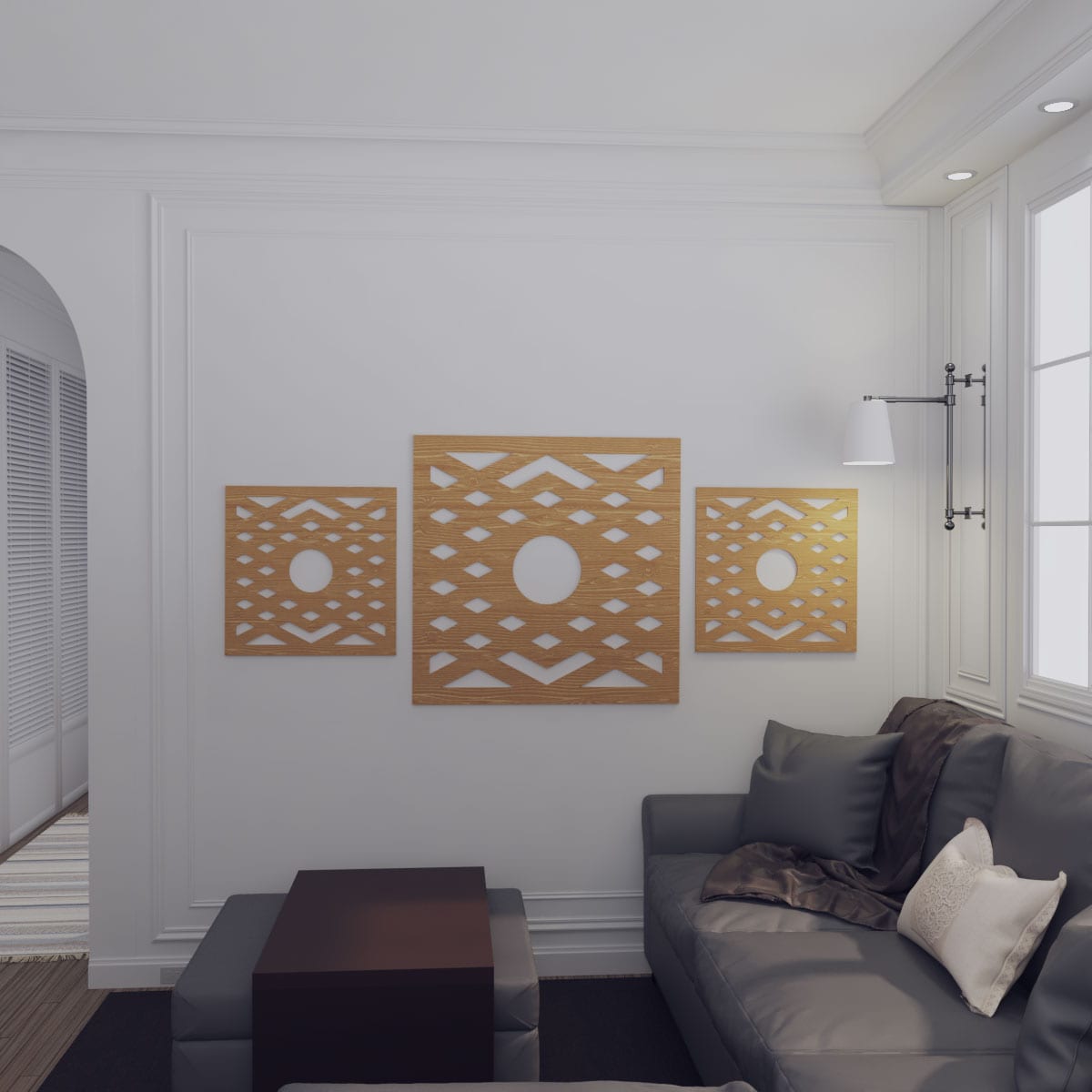 Ekena Millwork CMWP32X32X0250CHRO Ceiling-Medallions - View #15