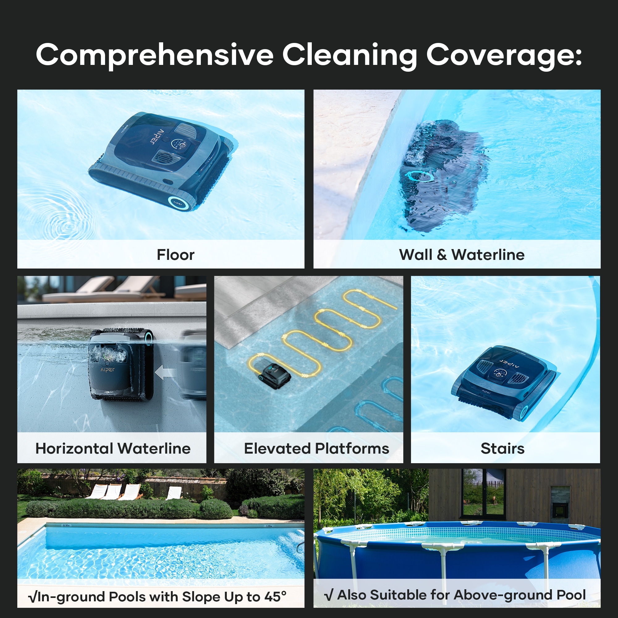 Aiper SCUBA X1 PRO Pool-Vacuums - View #10