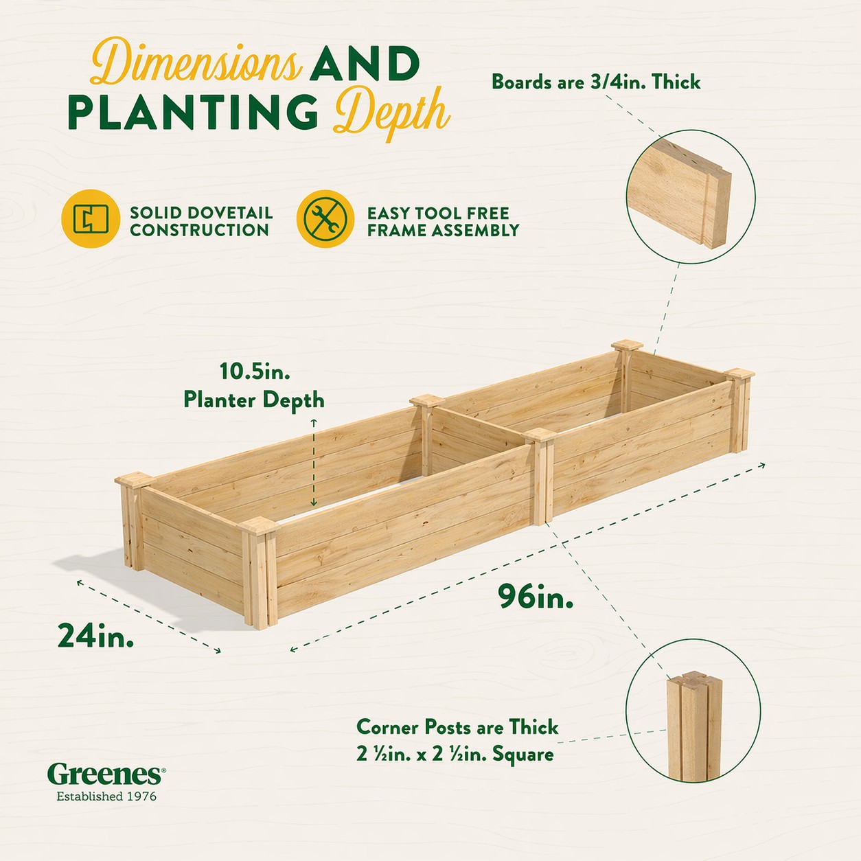 Greenes Fence RC24966T Raised-Garden-Beds - View #7