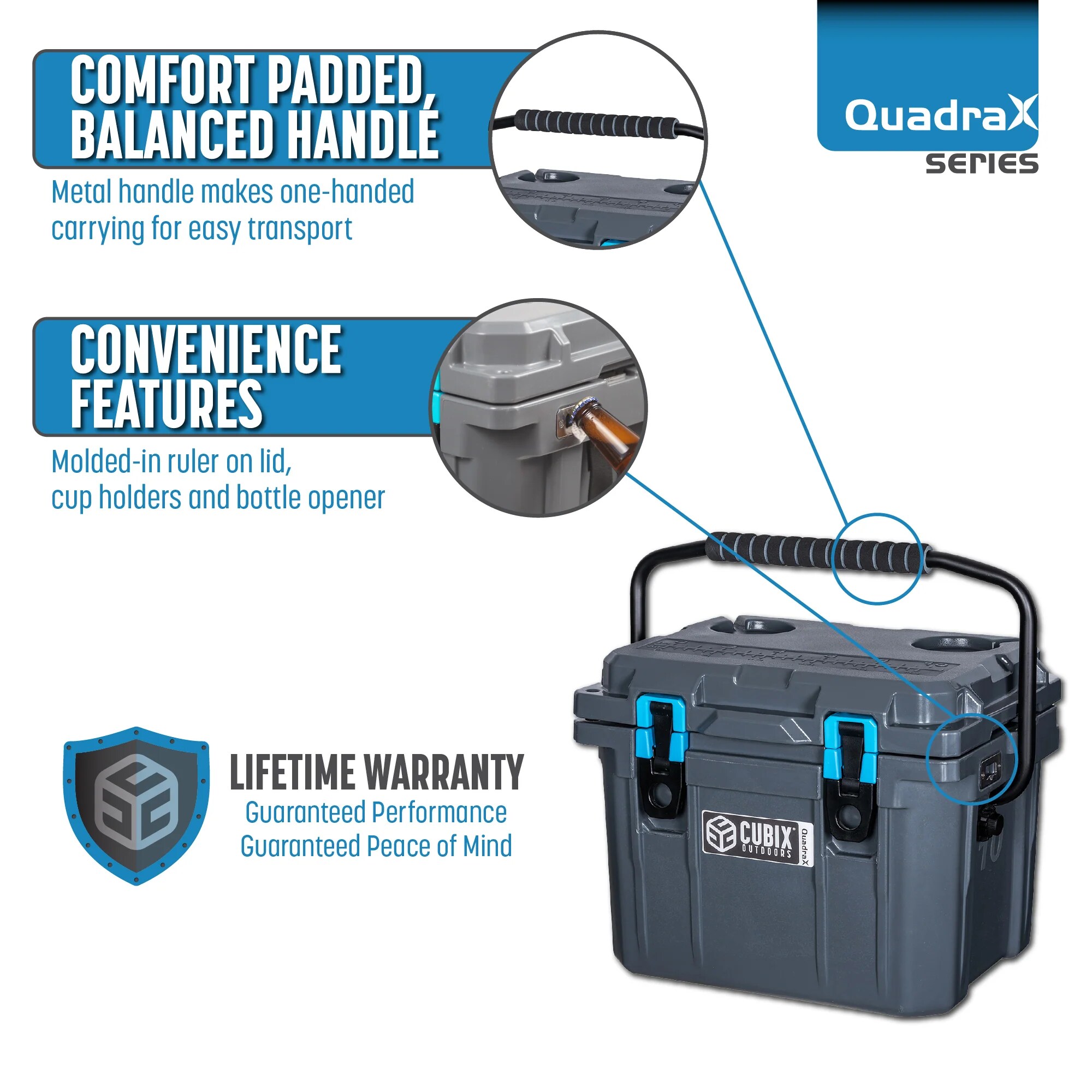 Cubix Outdoors CC-10QG Beverage-Coolers - View #2
