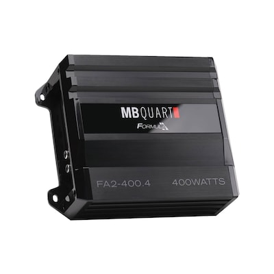 MB Quart Formula 400 Watt 4 Channel Car Audio Mobile Amplifier FA2-400.4 Black