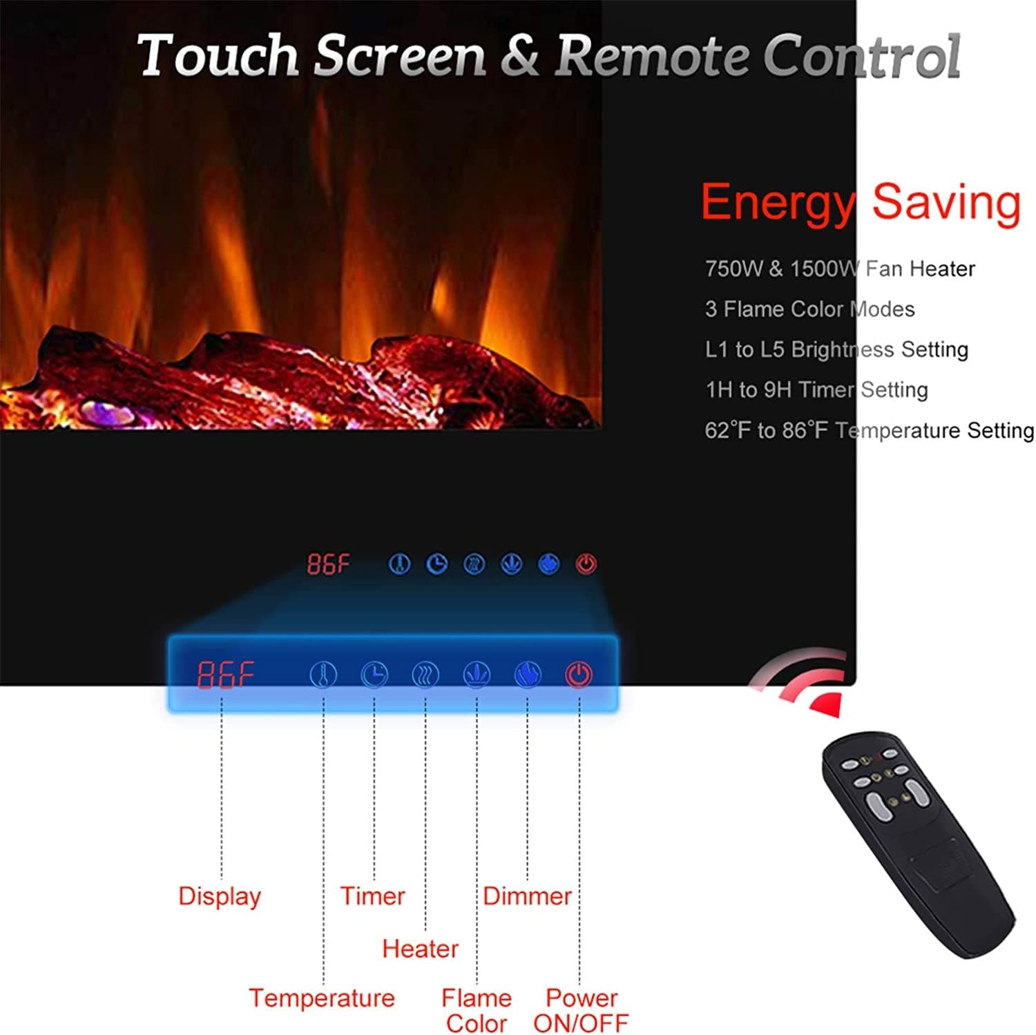 EdenDirect LW-EF60 Electric-Fireplaces - View #11