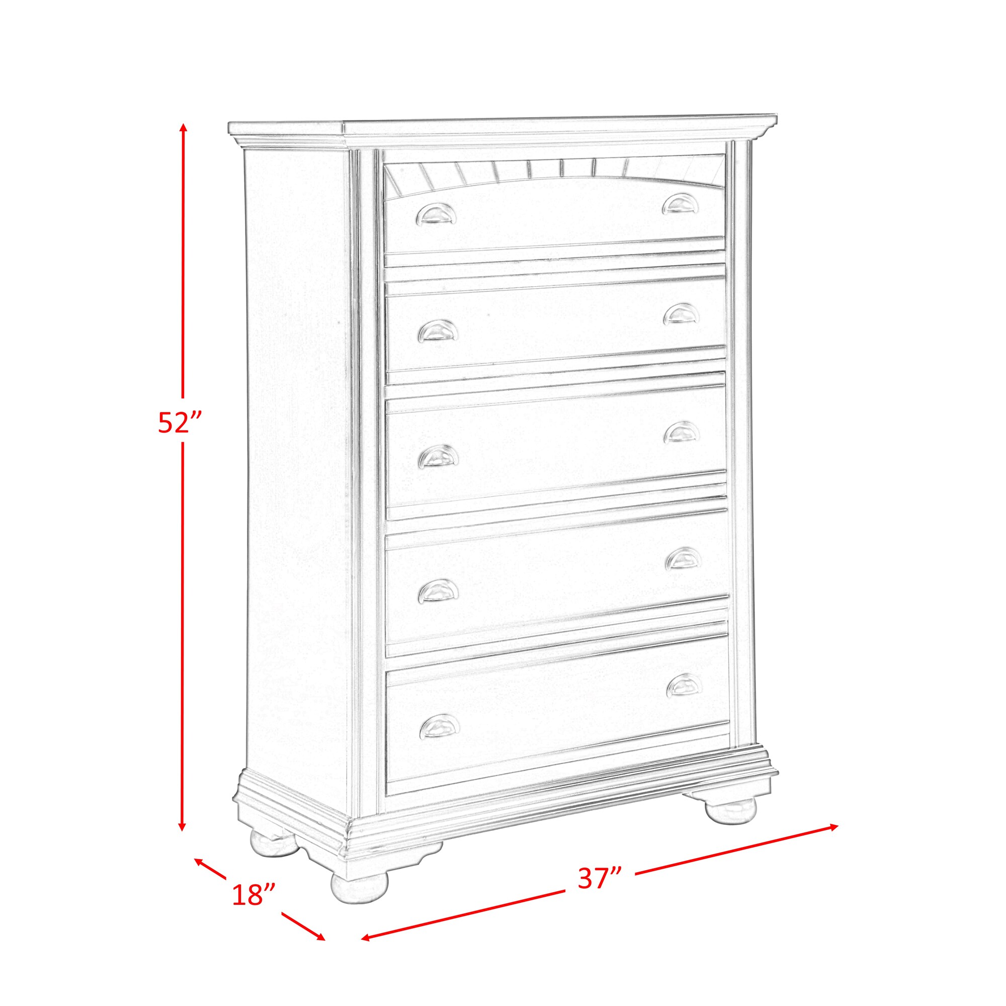 Picket House Furnishings BP700CHW chests - View #5
