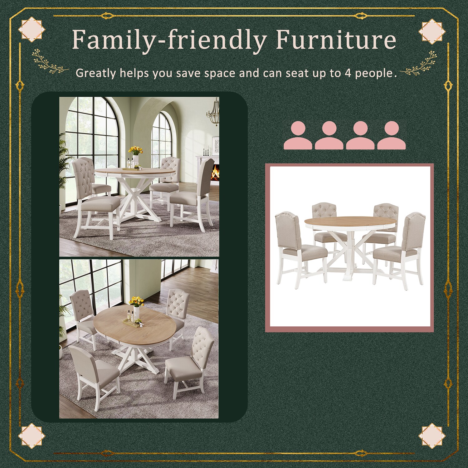 SINOFURN SYA010209GN Dining-Sets - View #17