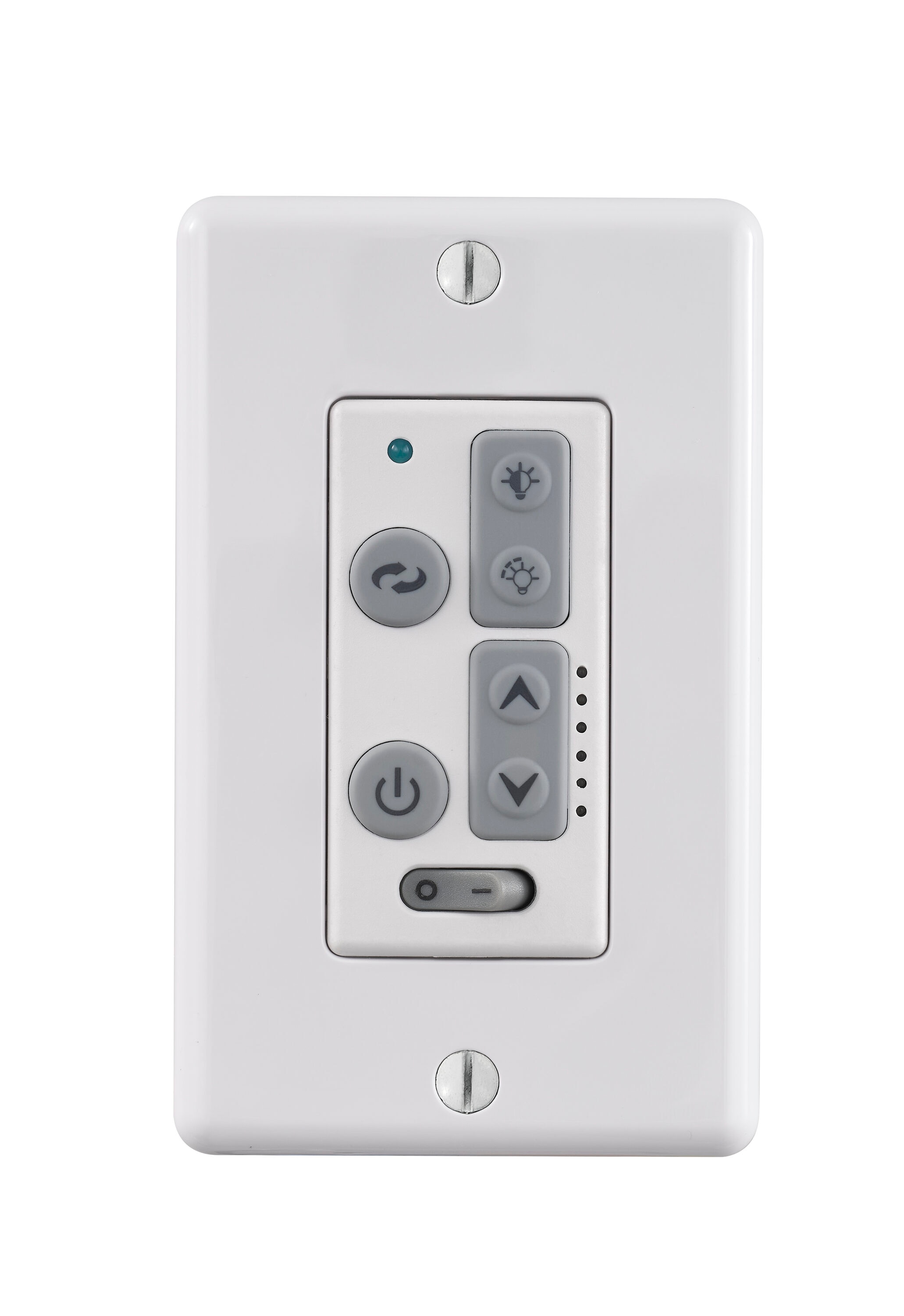 Arranmore Lighting & Fans AR-DCWALL 3-in White Plastic Indoor/Outdoor Ceiling Fan Remote