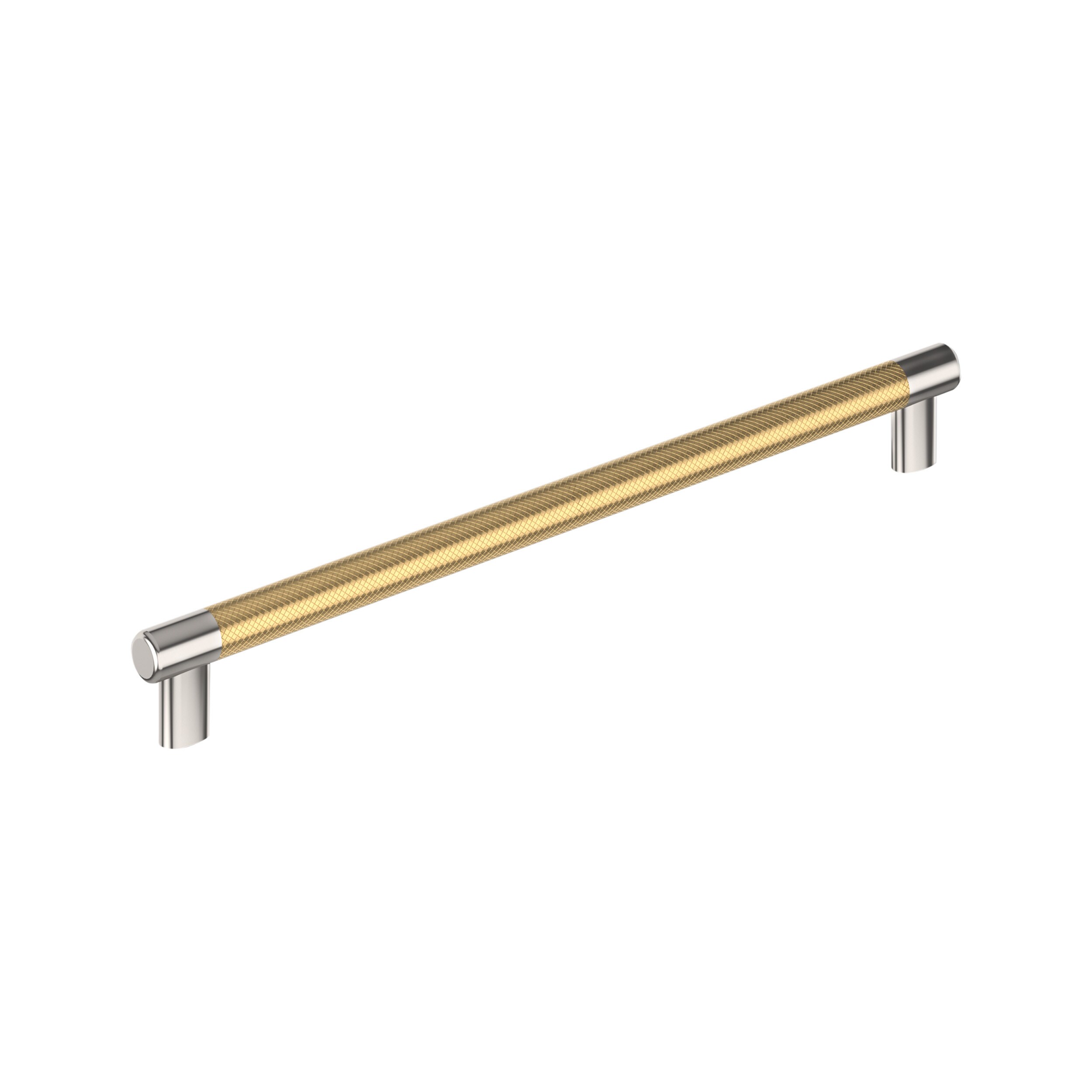 Esquire Polished Nickel and Champagne Bronze 12-5/8 Inch Cabinet Pull