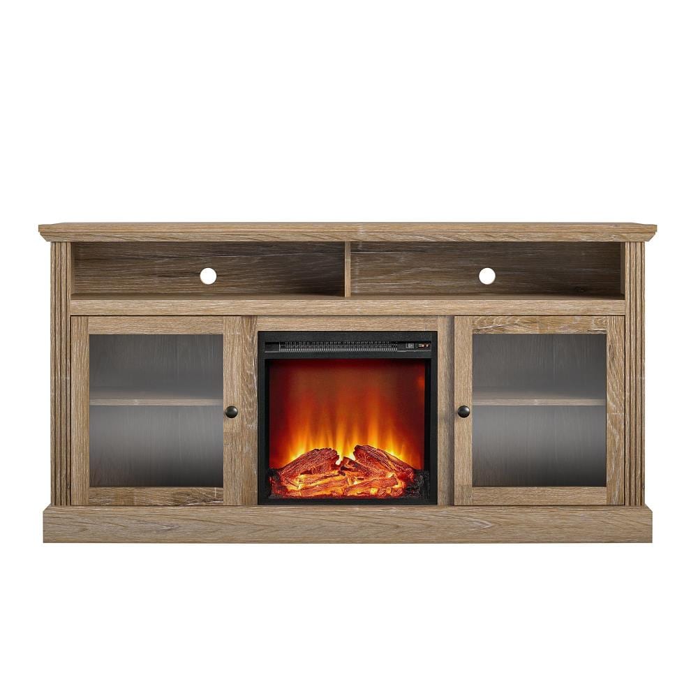 Modern Ember 60-in W x 8-in H x 10-in D Ginger Poplar Hollow Contemporary Fireplace Mantel BOONE-60-POPS-GIN Sansujyuku sansujyuku.com